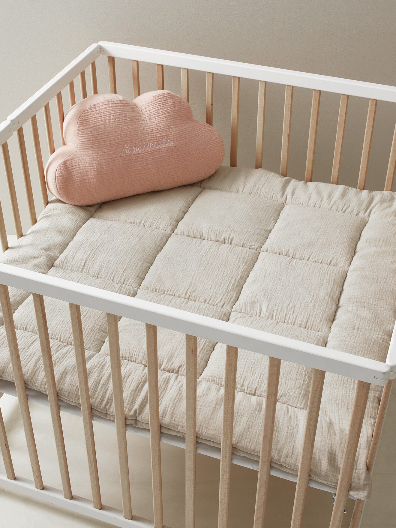 Babydecke Baby Spieldecke/ Laufstalleinlage, vertbaudet – Bild 3 von 5