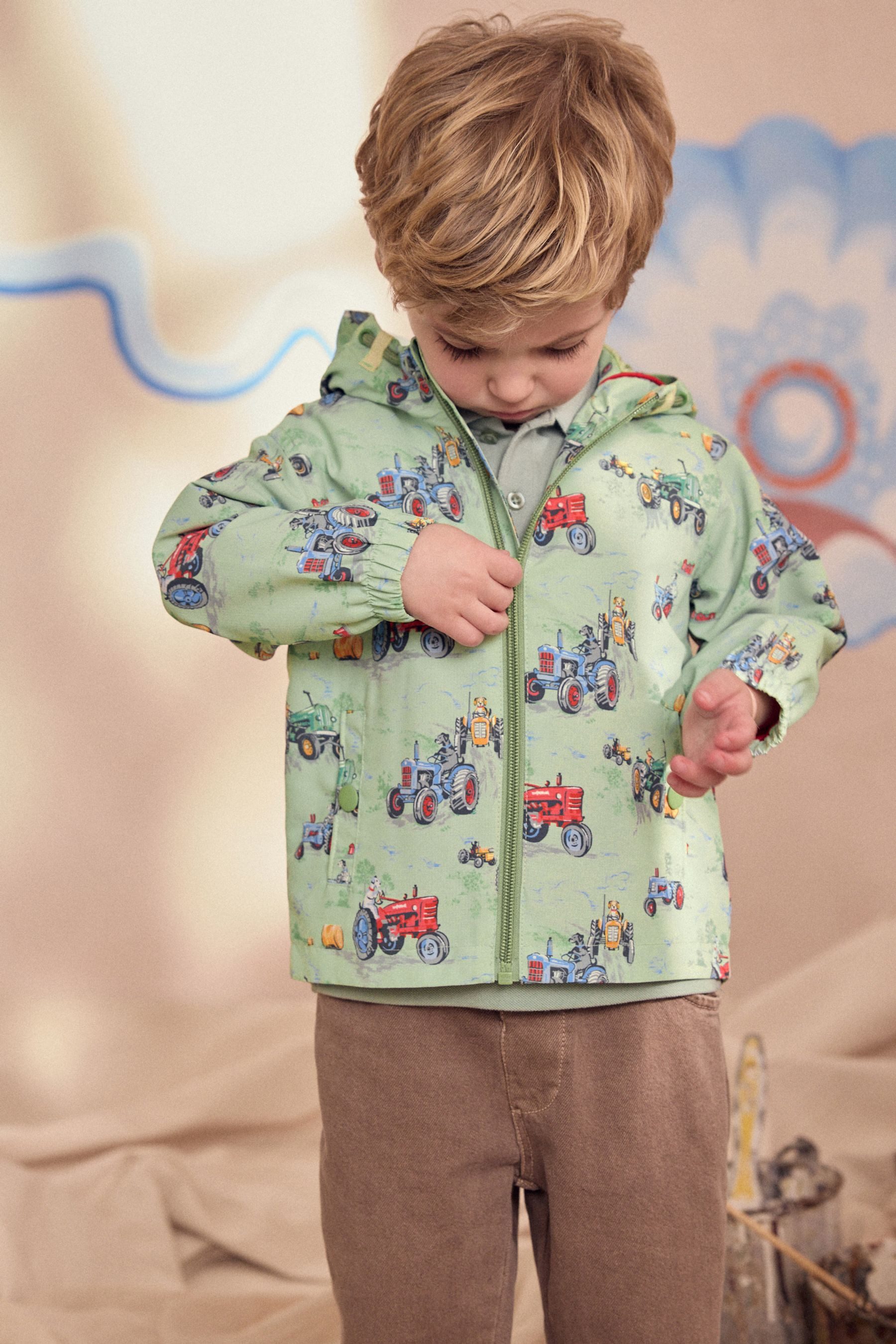 Next Outdoorjacke Jacke mit Traktormotiv (1-St) günstig online kaufen
