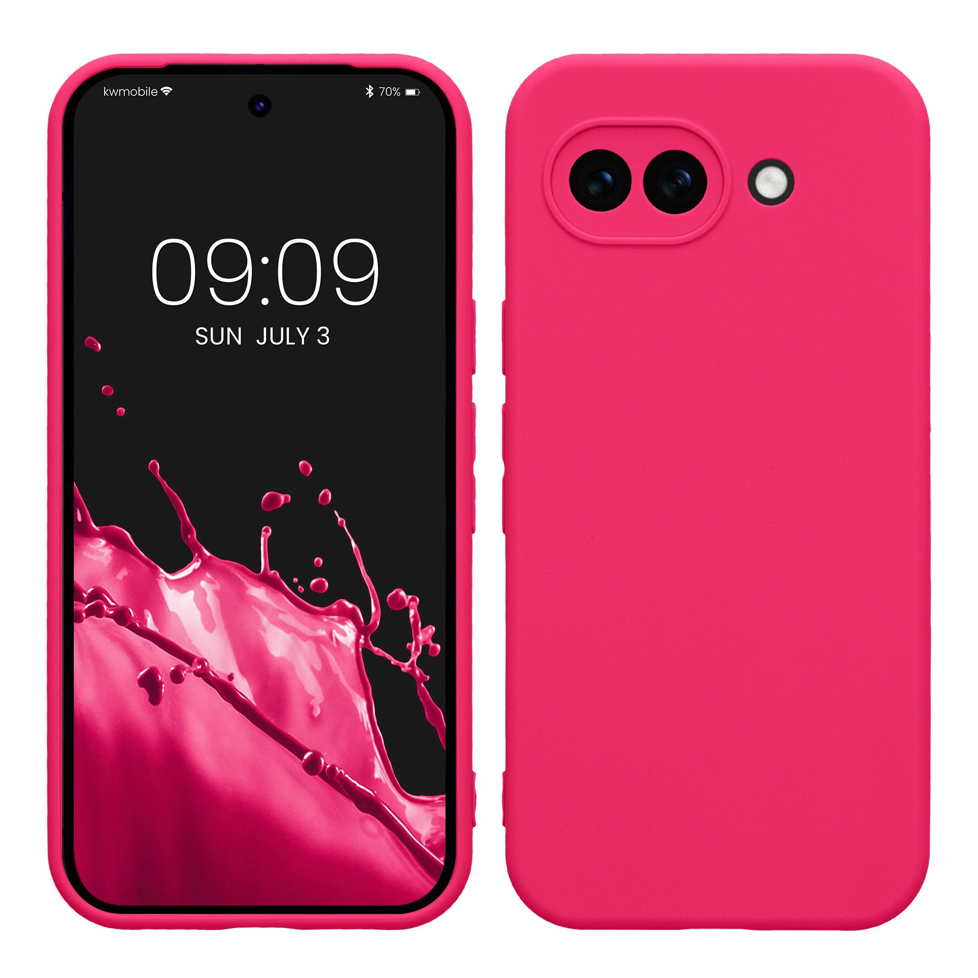 kwmobile Smartphone-Hülle Handyhülle für Google Pixel 10a Hülle, Weiches Handy Silikon Case - Schutzhülle Cover