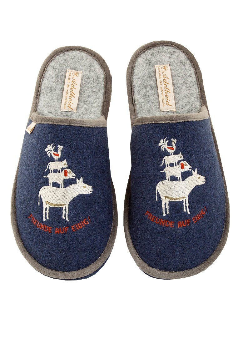 Freunde auf ewig Filzpantoffel Pantoffel