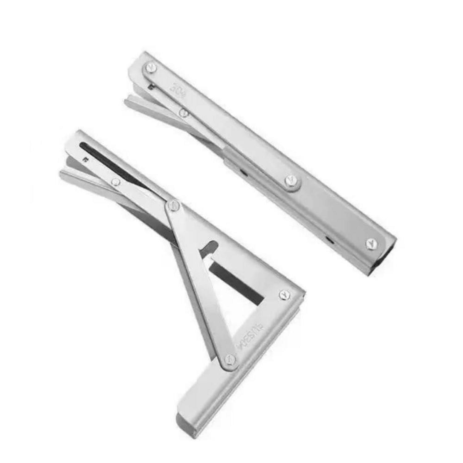LuxusKollektion Wandregalhalter Klappregal Edelstahl 2tlg 300mm, 1-tlg.