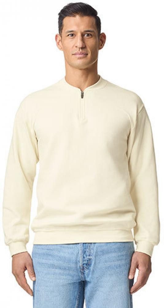Gildan Sweatshirt Softstyle® Midweight Adult Fleece 1/4 Zip Sweatshirt Damen