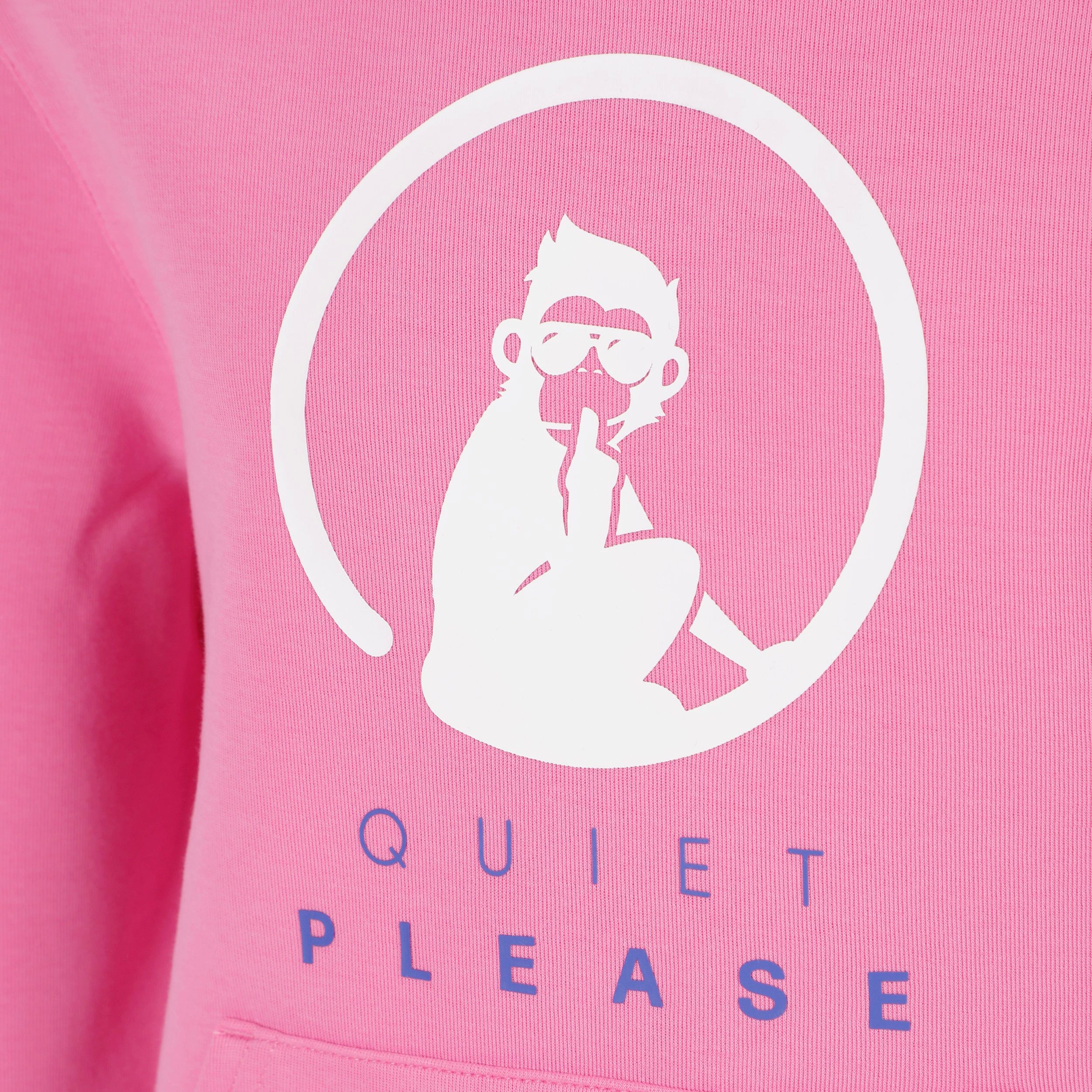 Quiet Please Kapuzenpullover Baseline Logo