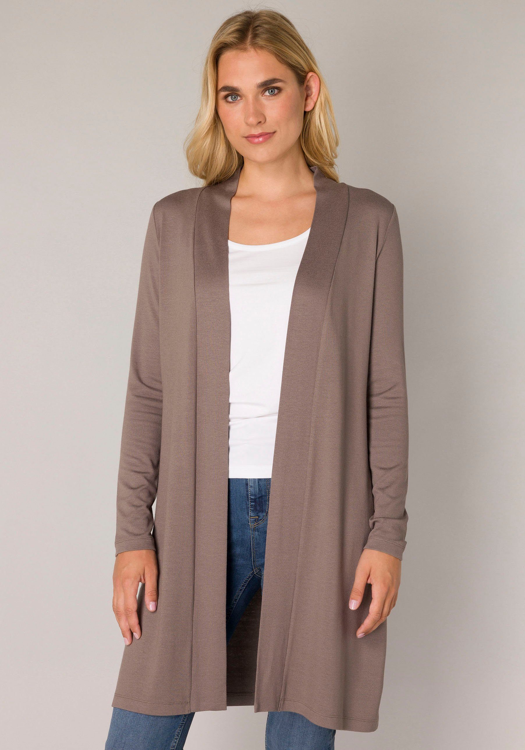 Base Level Strickjacke in melierter Optik | Cardigans