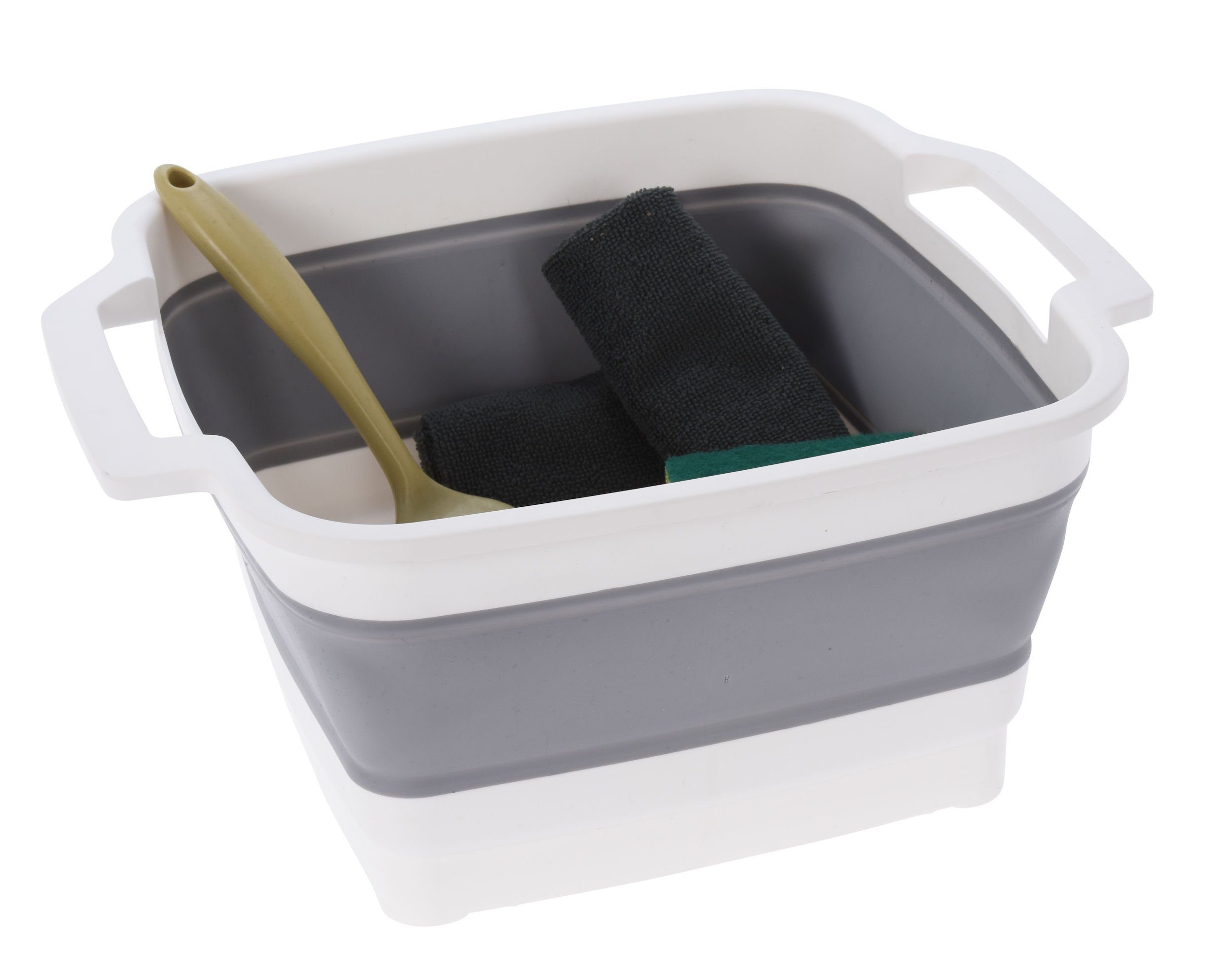 Schüssel Camping Spülwanne faltbar 10 L - inklusive Zubehör