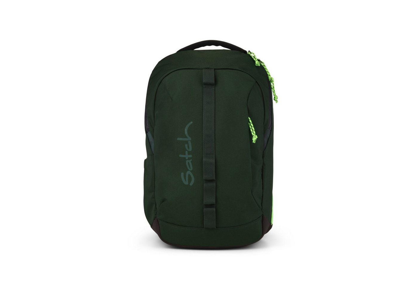 Satch Schulranzen Schulrucksack CON:NEXT Urban Green (1 Stück), ergonomisch, 3 Fächer, für digitale Schule