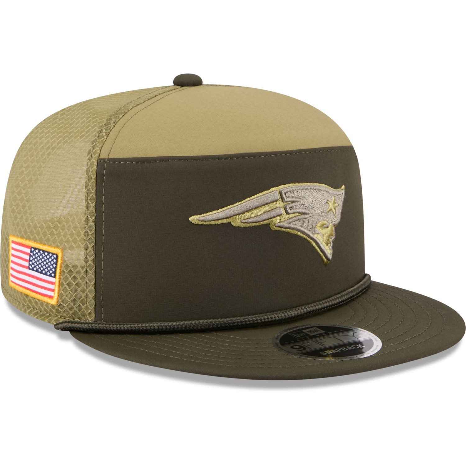 New Era Snapback Cap 9Fifty Split Panel SALUTE New England Patriots günstig online kaufen