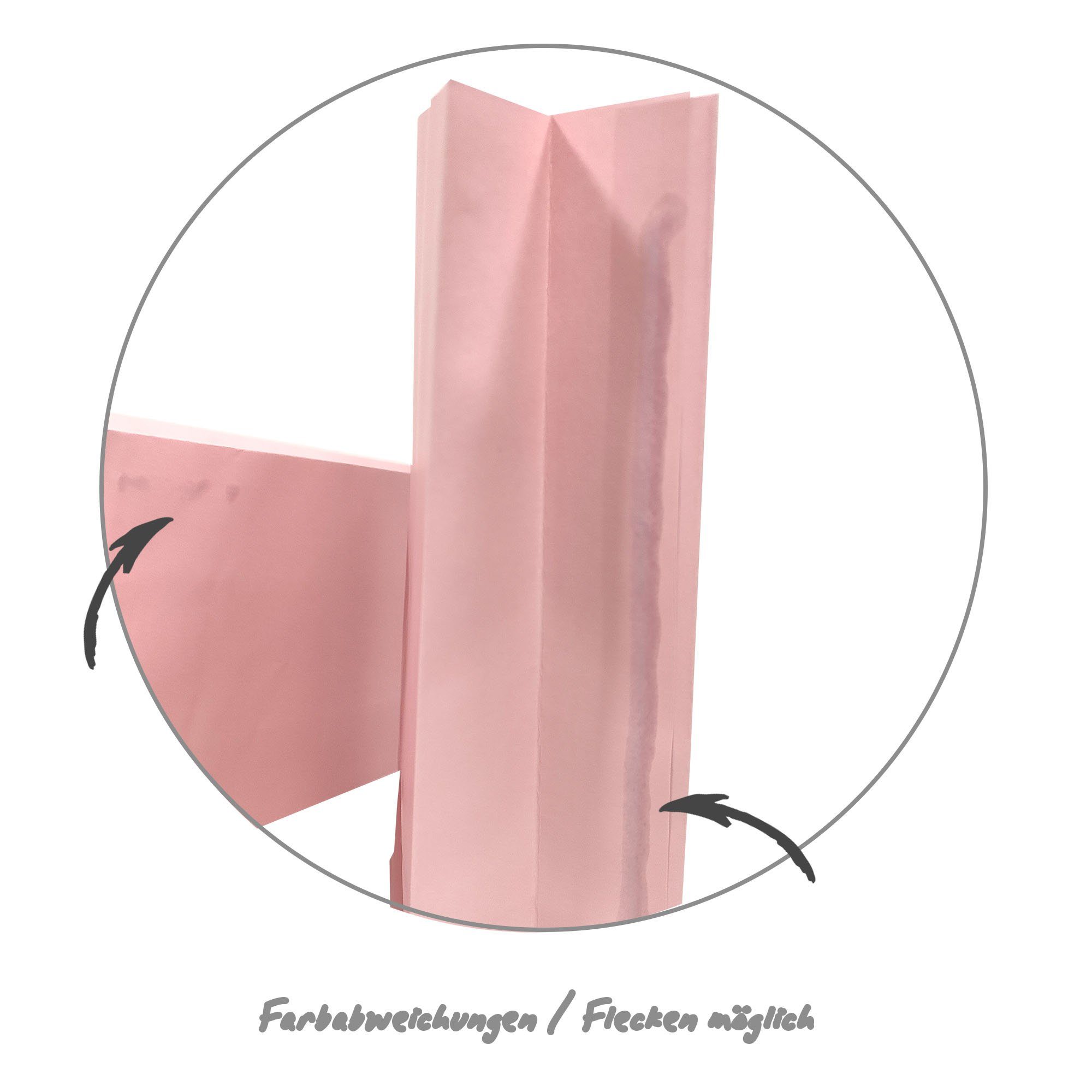 (Angebot rosa, mit Boden WUNDERVoll Papier Papierdekoration Papiertüten 100g Frau -