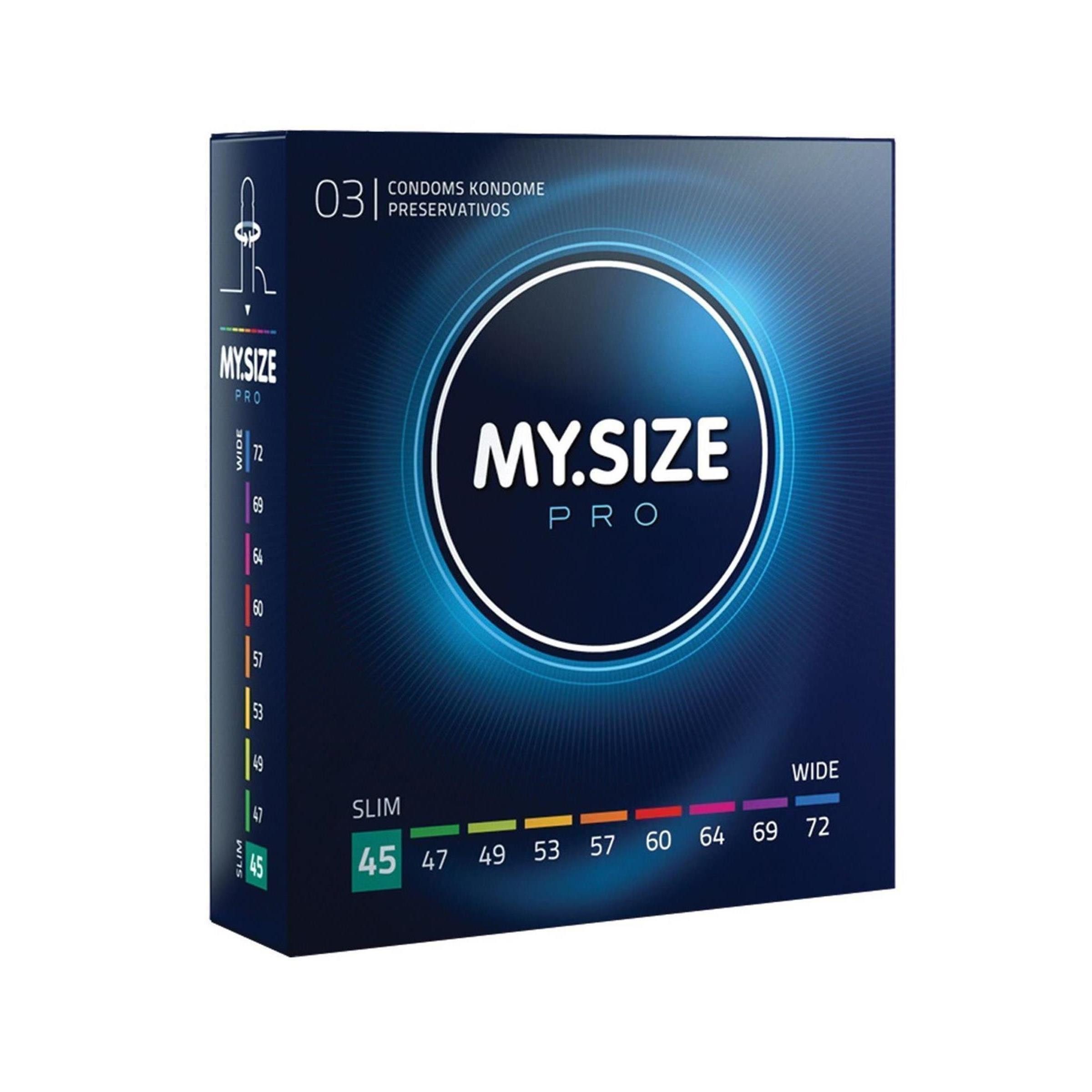 MY.SIZE XXL-Kondome MY.SIZE PRO 45 - (div. Varianten), 3 St.