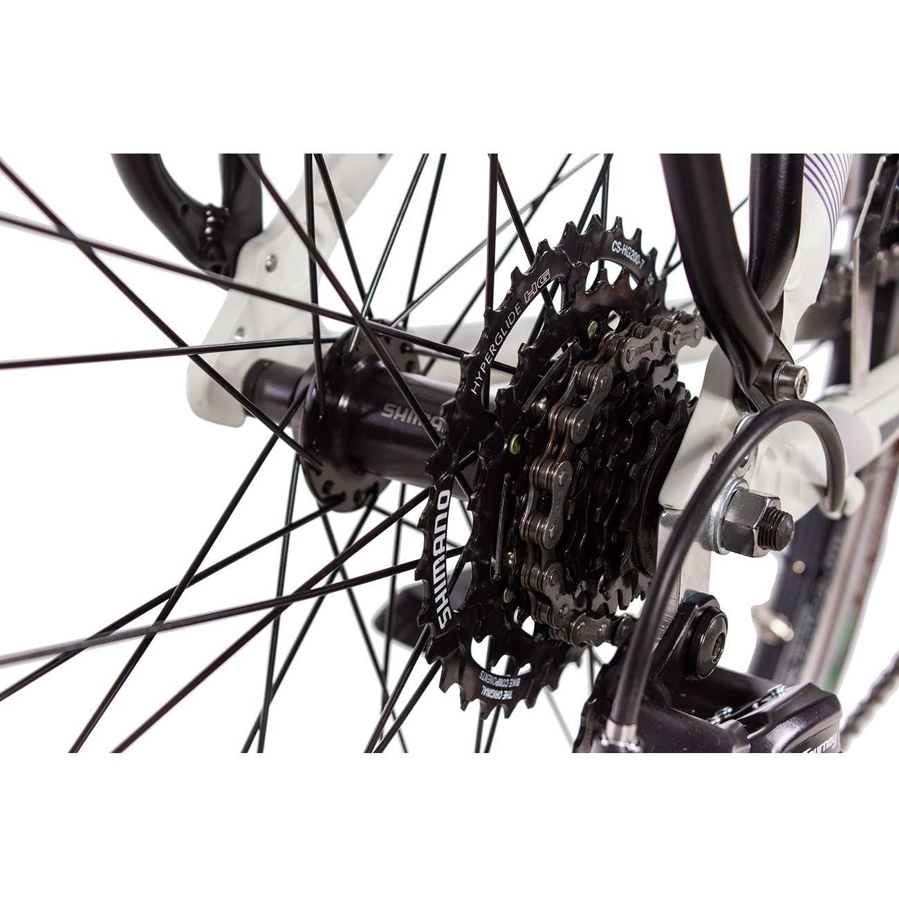 Airtracks Women's Trekking Bike, 28-inch Trekking Bike TR.2820L, 24-speed SHIMANO ACERA RD-T3000, Derailleur Gears, Matte White - Frame sizes 48 cm & 52 cm » Model 2026