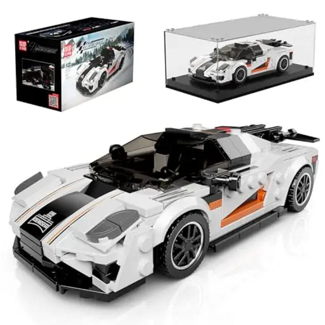 Mould King Mould King 27081 Speed Champion Koenigsegg One:1 394 Teile Konstruktions-Spielset, (394 St)