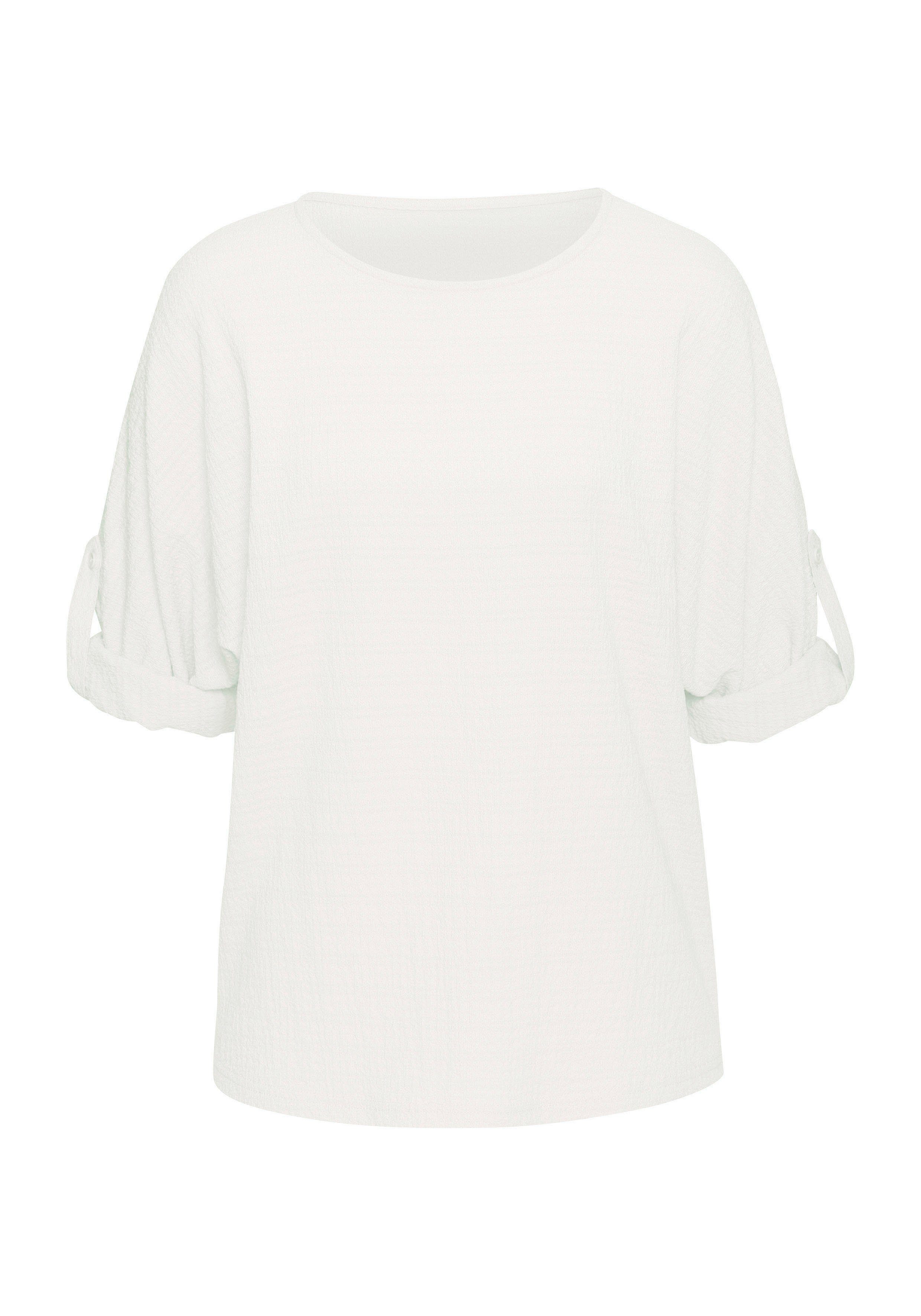 Vivance 2-in-1-Shirt zum Krempeln aus bügelfreier Crêpe-Qualität. € 29,99, (€ 29,99 pro 1 Stk).