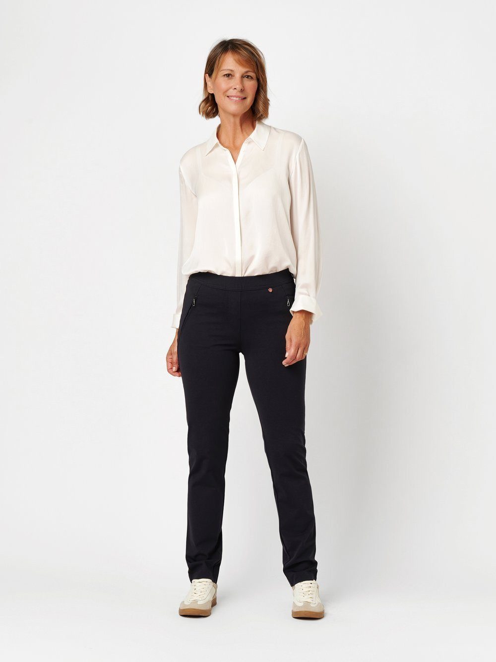Relaxed by TONI Stretch-Hose Alice Zip mit Zippertaschen