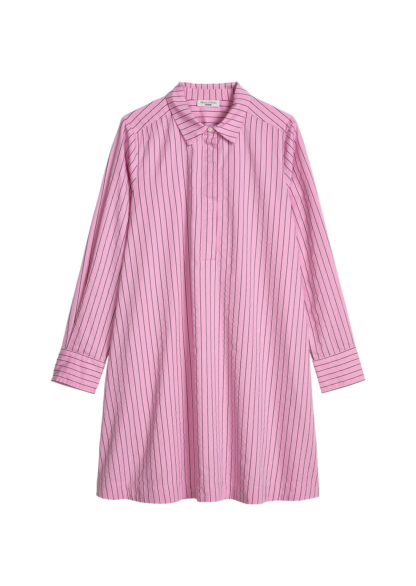Hemdblusenkleid aus Organic Cotton-Lyocell-Mix