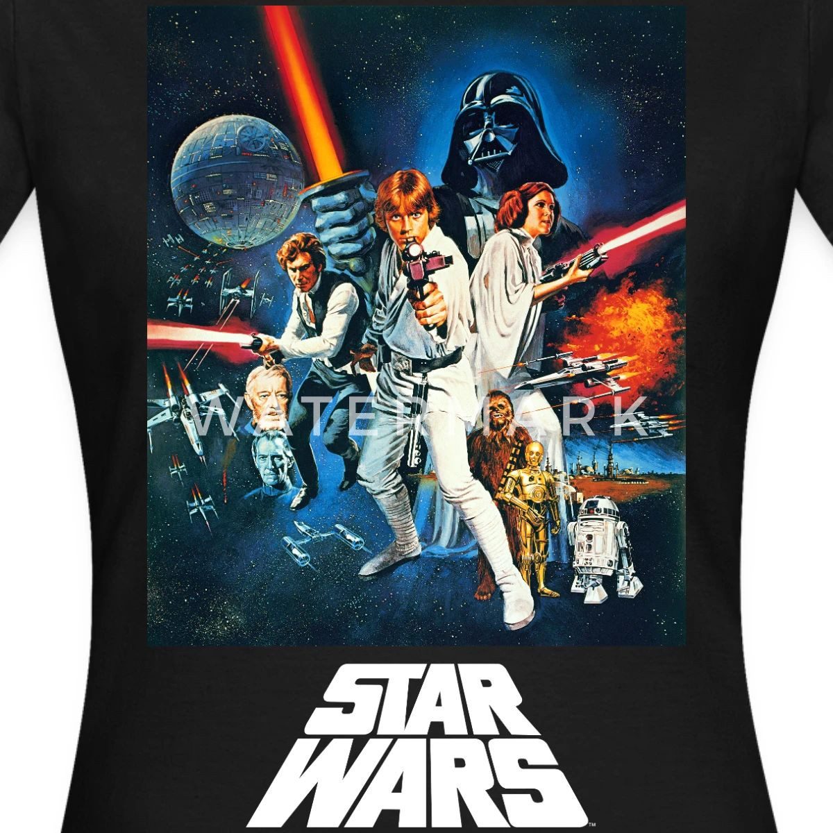 T-Shirt Star Wars Retro Motiv Frauen T-Shirt
