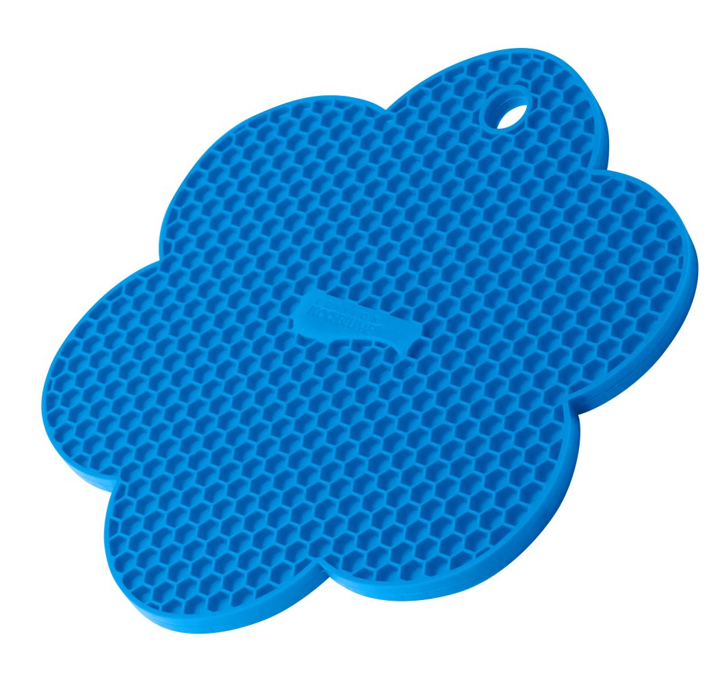 Kochblume Topflappen Waben-Untersetzer Blume Hellblau günstig online kaufen