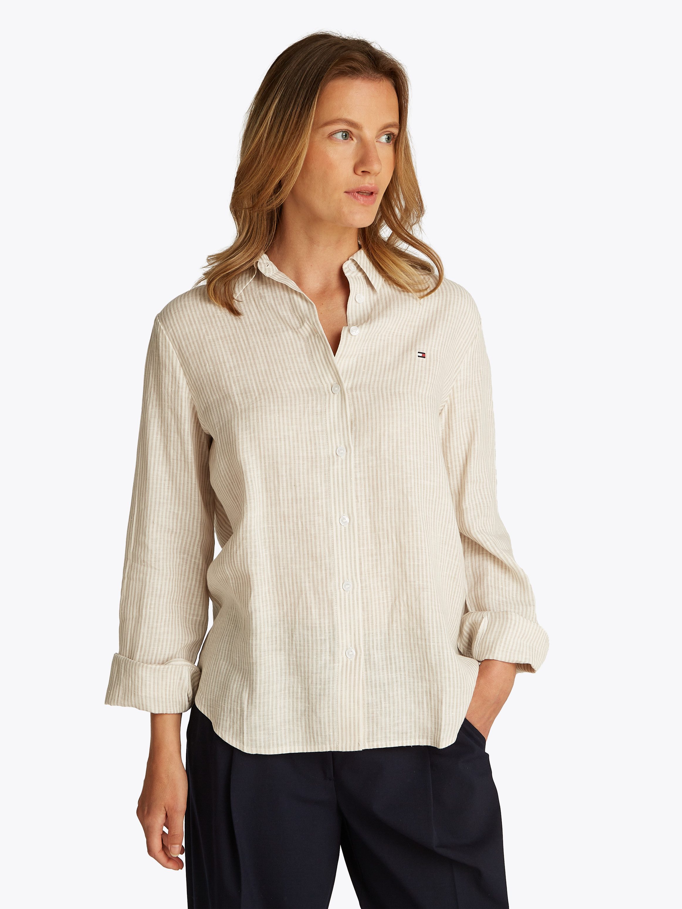 Hemdbluse ESS LINEN RELAXED SHIRT
