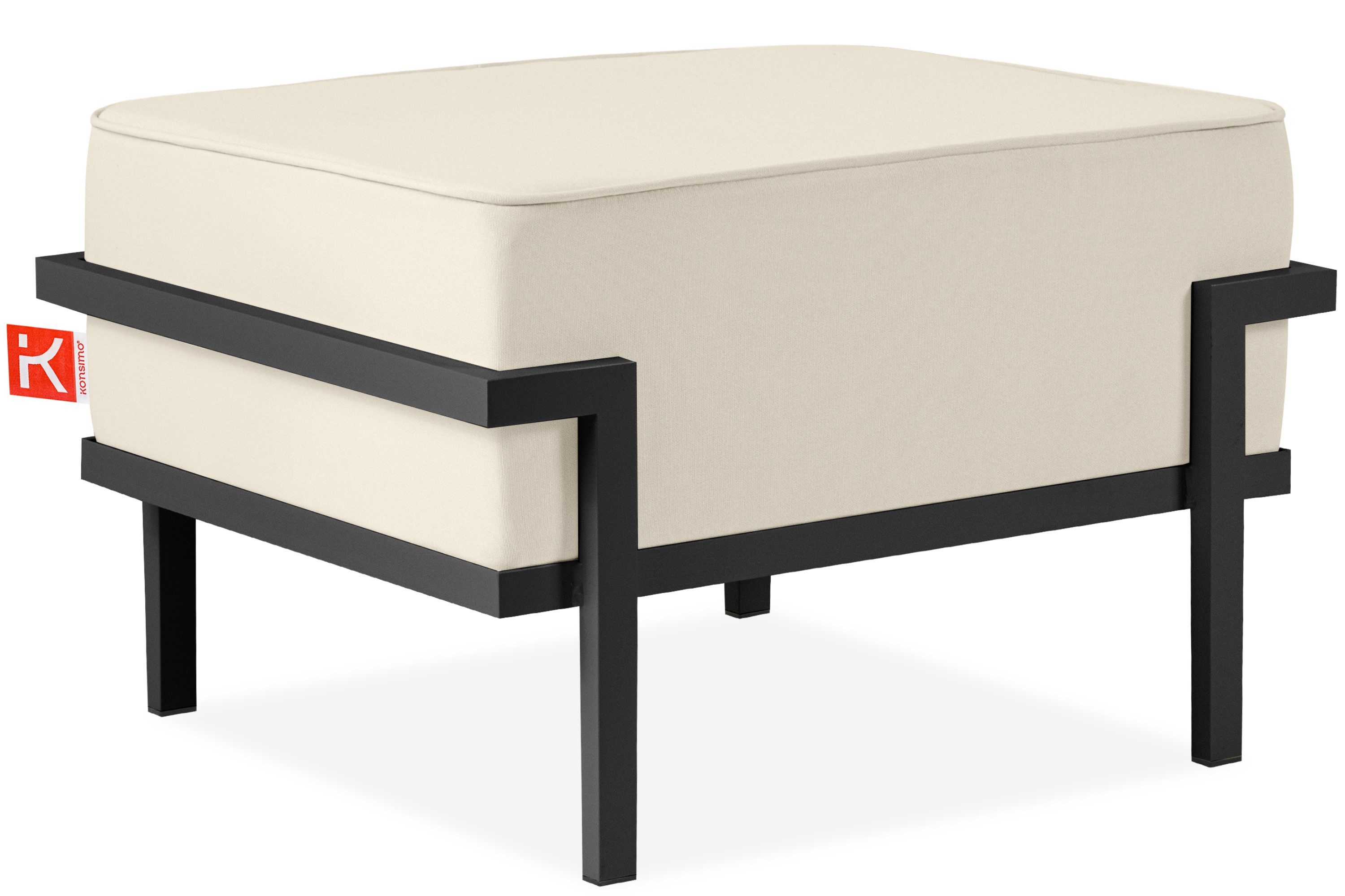 KONSIMO® Gartenlounge-Hocker TRIGLO Garten-Puffs, Gewicht: 10 günstig online kaufen