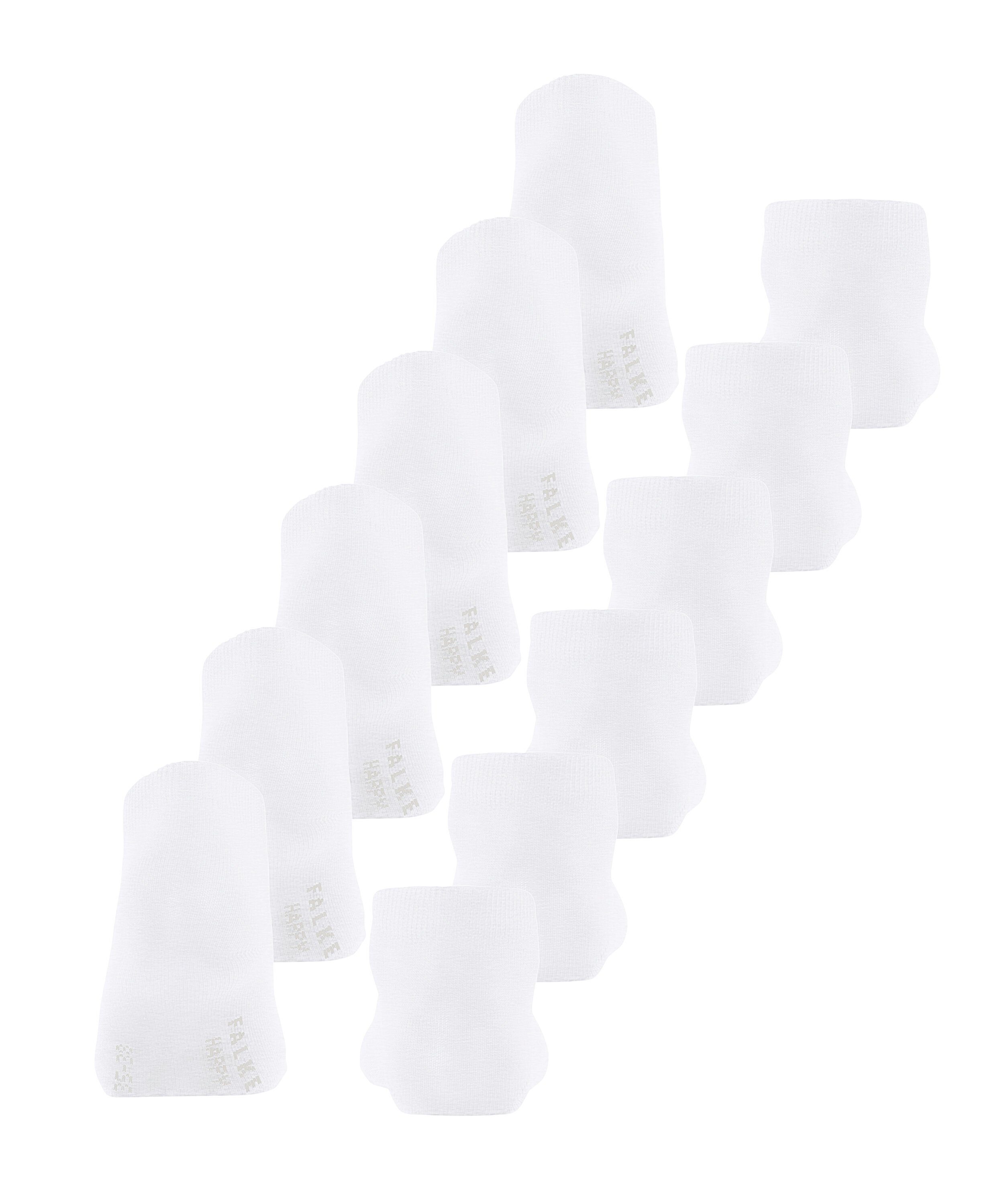 FALKE Sneakersocken Happy 6-Pack Sneakersocken (6-Paar) Set aus 6 Paar Baumwollsneakern