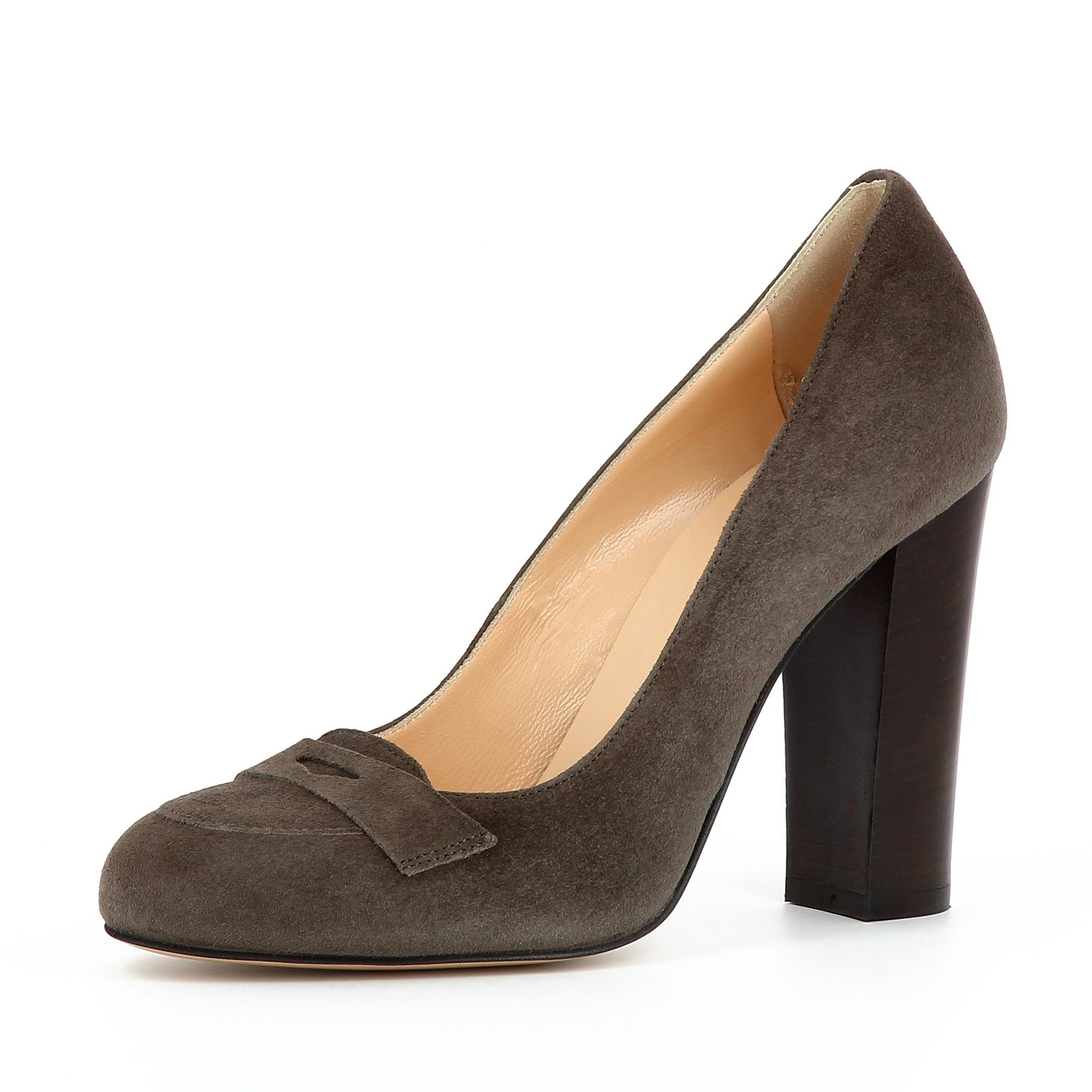 Evita CRISTINA Pumps Handmade in Italy fango