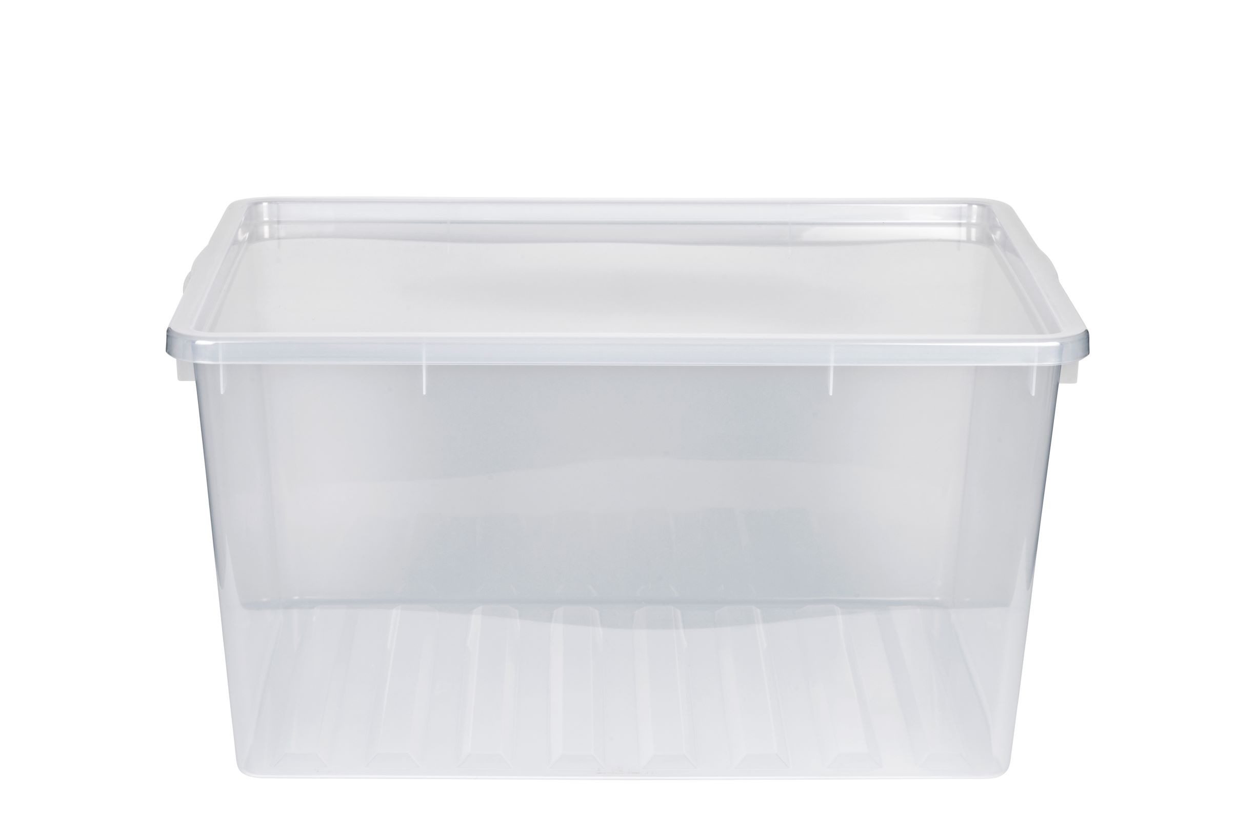Kreher Aufbewahrungsbox XXL aus Kunststoff in Transparent 135 Liter