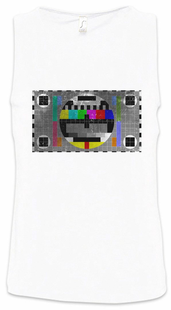 Urban Backwoods Tanktop Test Picture Vintage II Ärmelloses T-Shirt Testbild Retro Big Geek Triangle Bang Freak TBBT