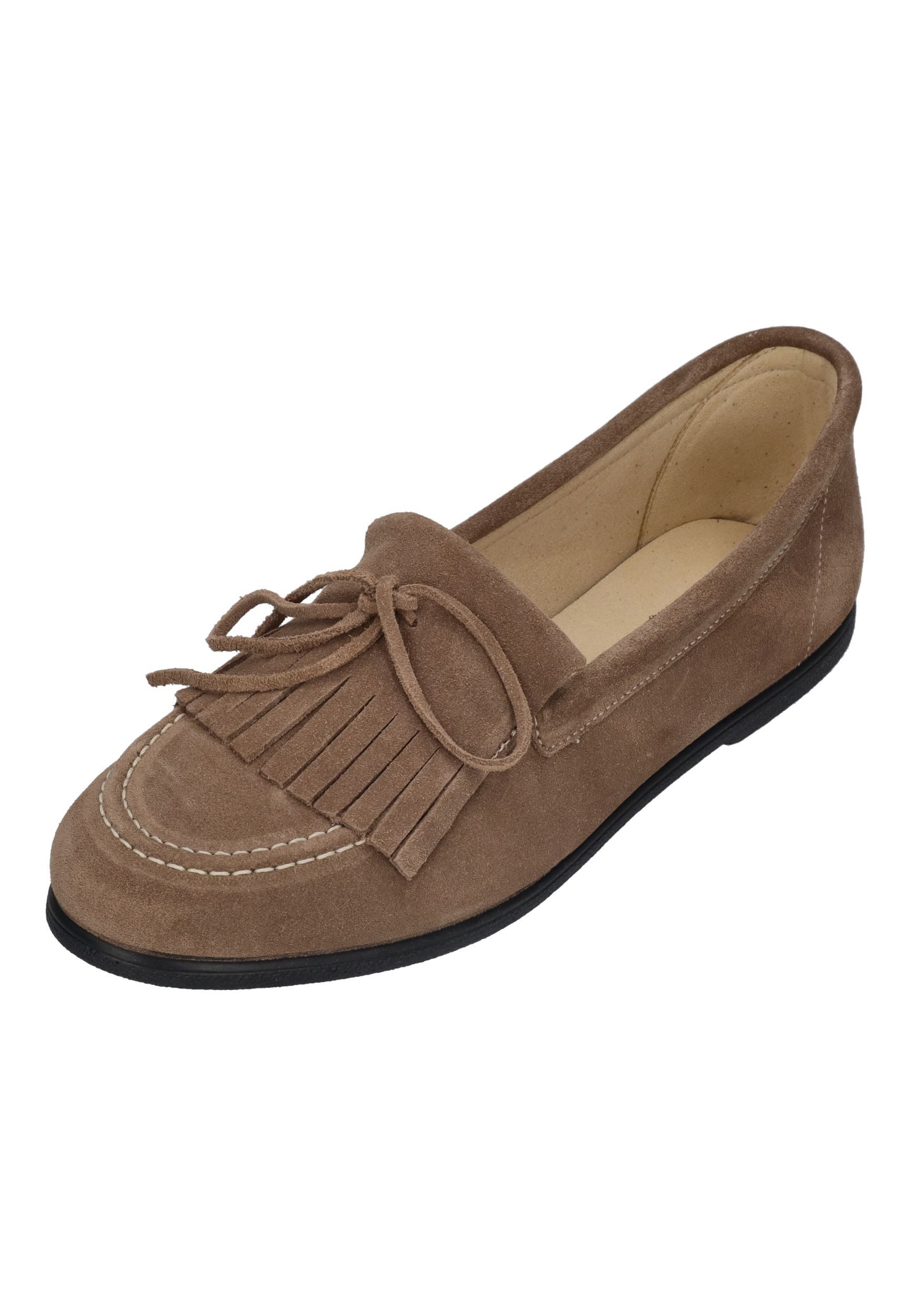espadrij l´originale MOCASSIN VELOUR Schnürschuh tabacco