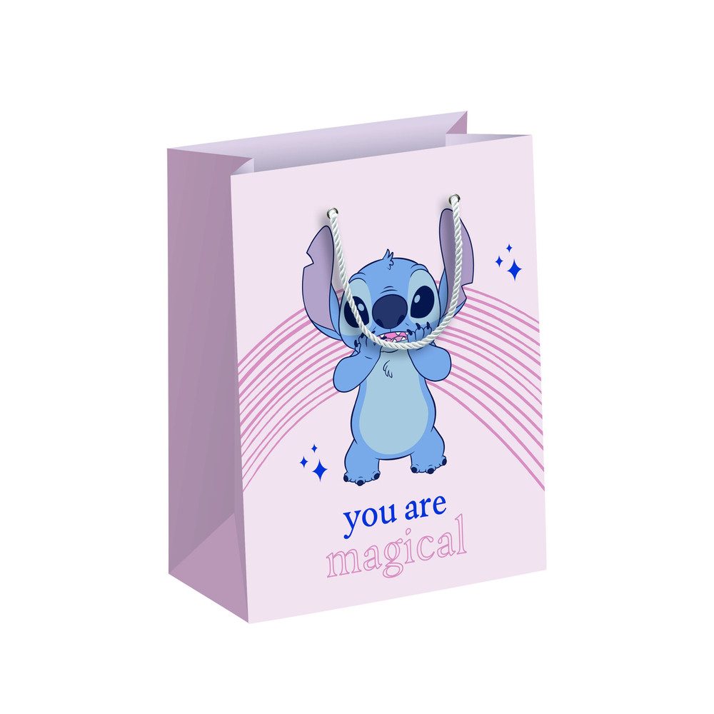 Julius Zöllner Geschenkbox Disney Stitch - Geschenktasche - Maxi - ca. 26 x 13,5 x 33,5 cm