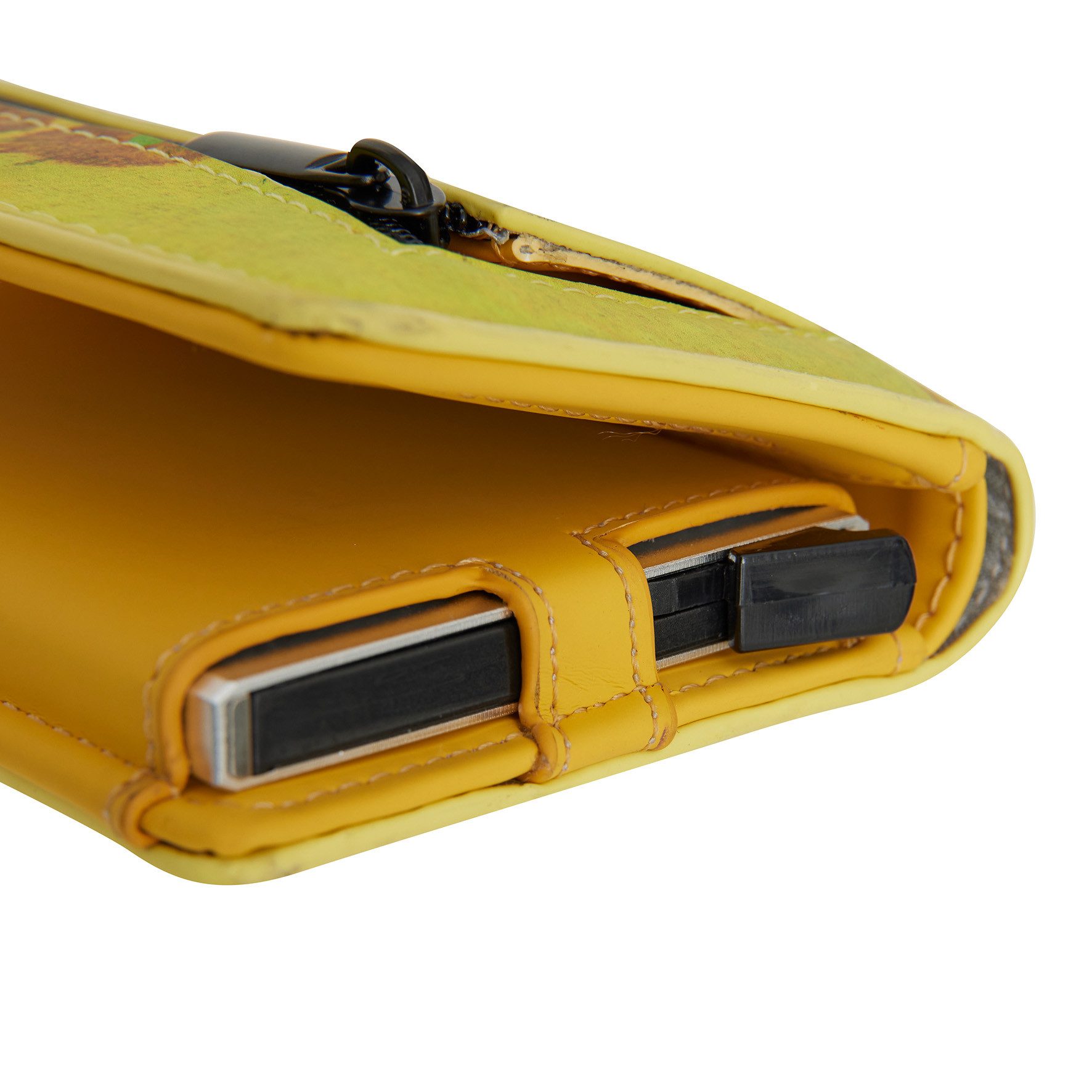 NEW REBELS Geldbörse Smart Wallet – Van Gogh Sonnenblumen, Künstlerisches Portemonnaie