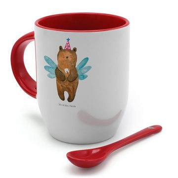 Mr. & Mrs. Panda Tasse Eichhörnchen Weihnachten - Weiß - Geschenk, Vogel, Guten Rutsch, Tass, Keramik