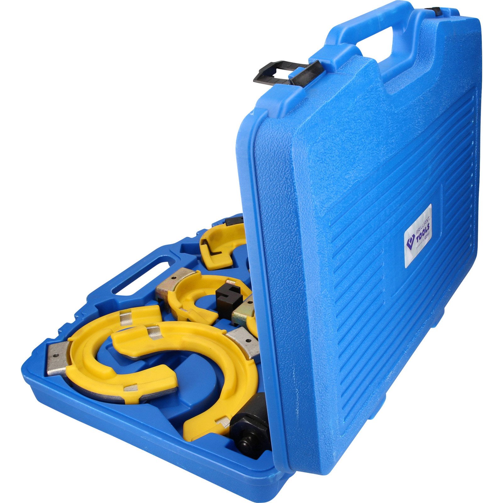 Brilliant Tools Drehmomentschlüssel BRILLIANT TOOLS Federspanner-Satz 15tlg. mit Kunststoff-Schutzein...