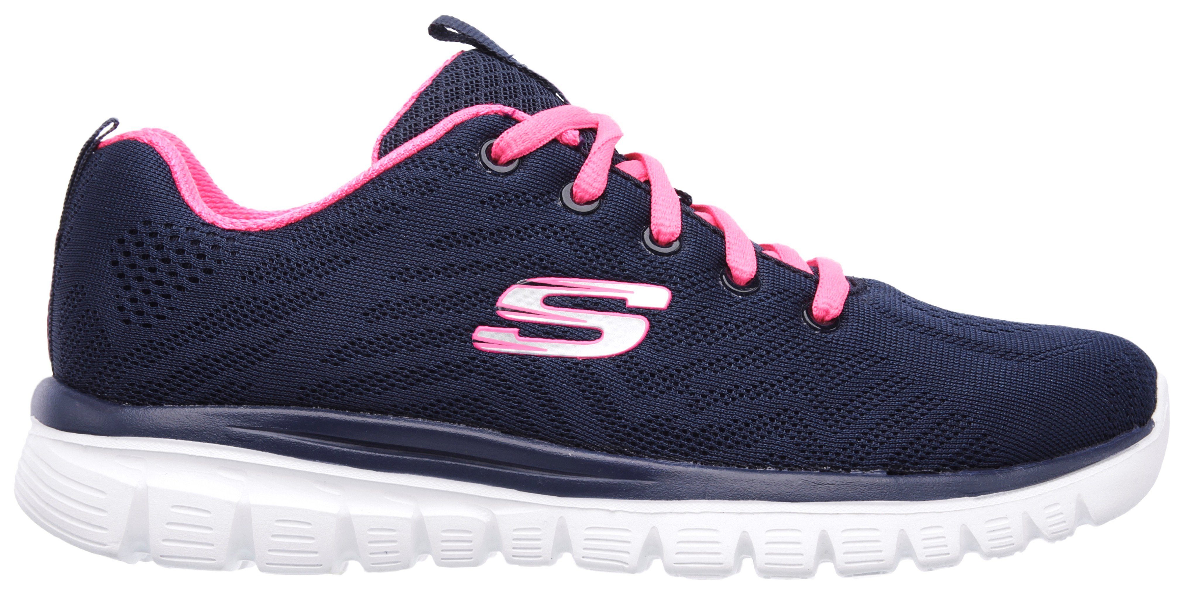 Skechers GRACEFUL - GET CONNECTED Sneaker Freizeitschuh, Halbschuh, Schnürschuh in Schuhweite G (weit)