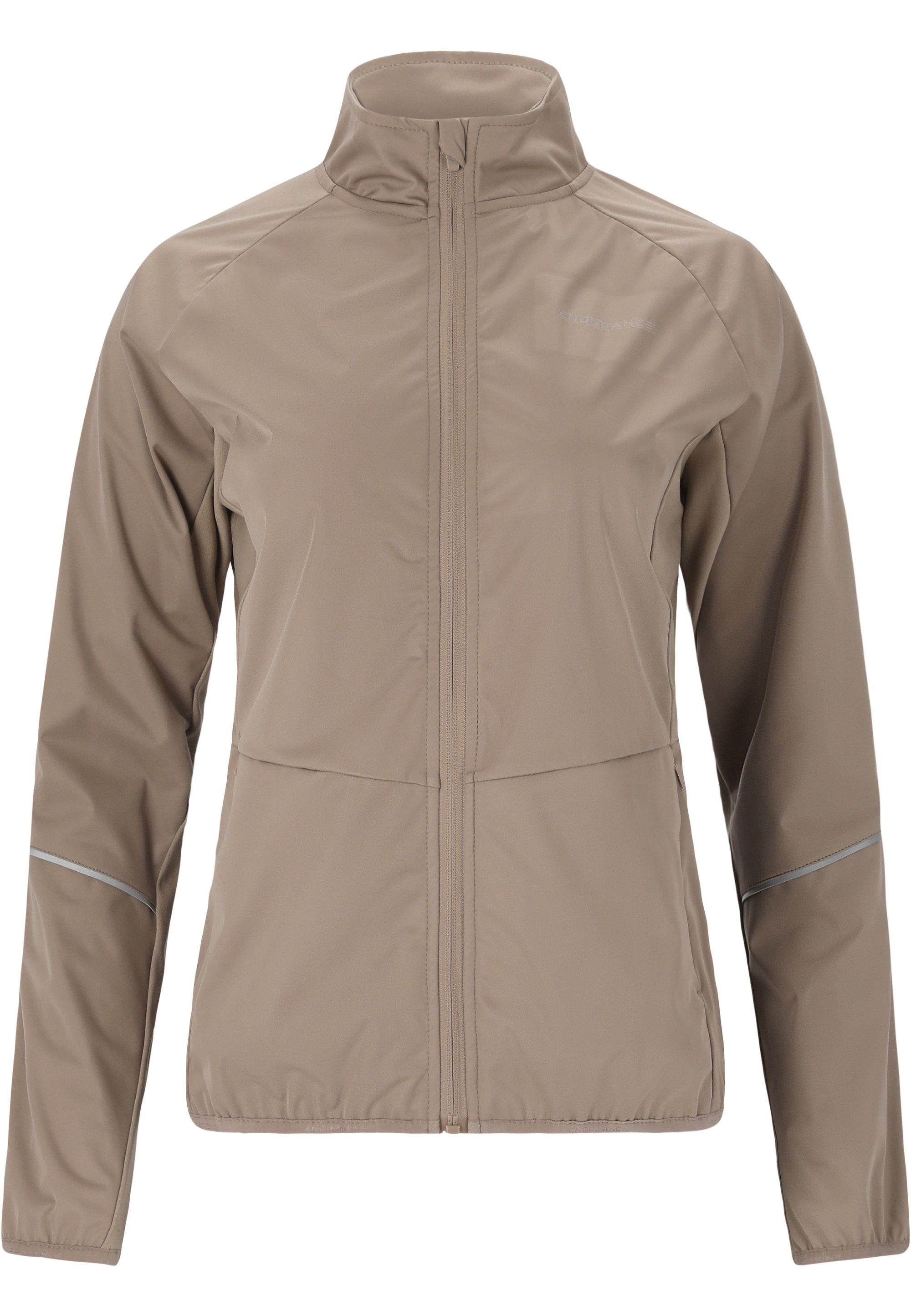 ENDURANCE Laufjacke Elving aus elastischem 4-Wege-Stretch-Material