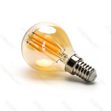 V-TAC LED-Leuchtmittel 4 W E14 Edison LED Vintage Filament Glühbirne Birne Leuchtmittel Retro, 1 St., Warmweiss, Mini Lampe getöntes Glas 350 Lumen warmes licht
