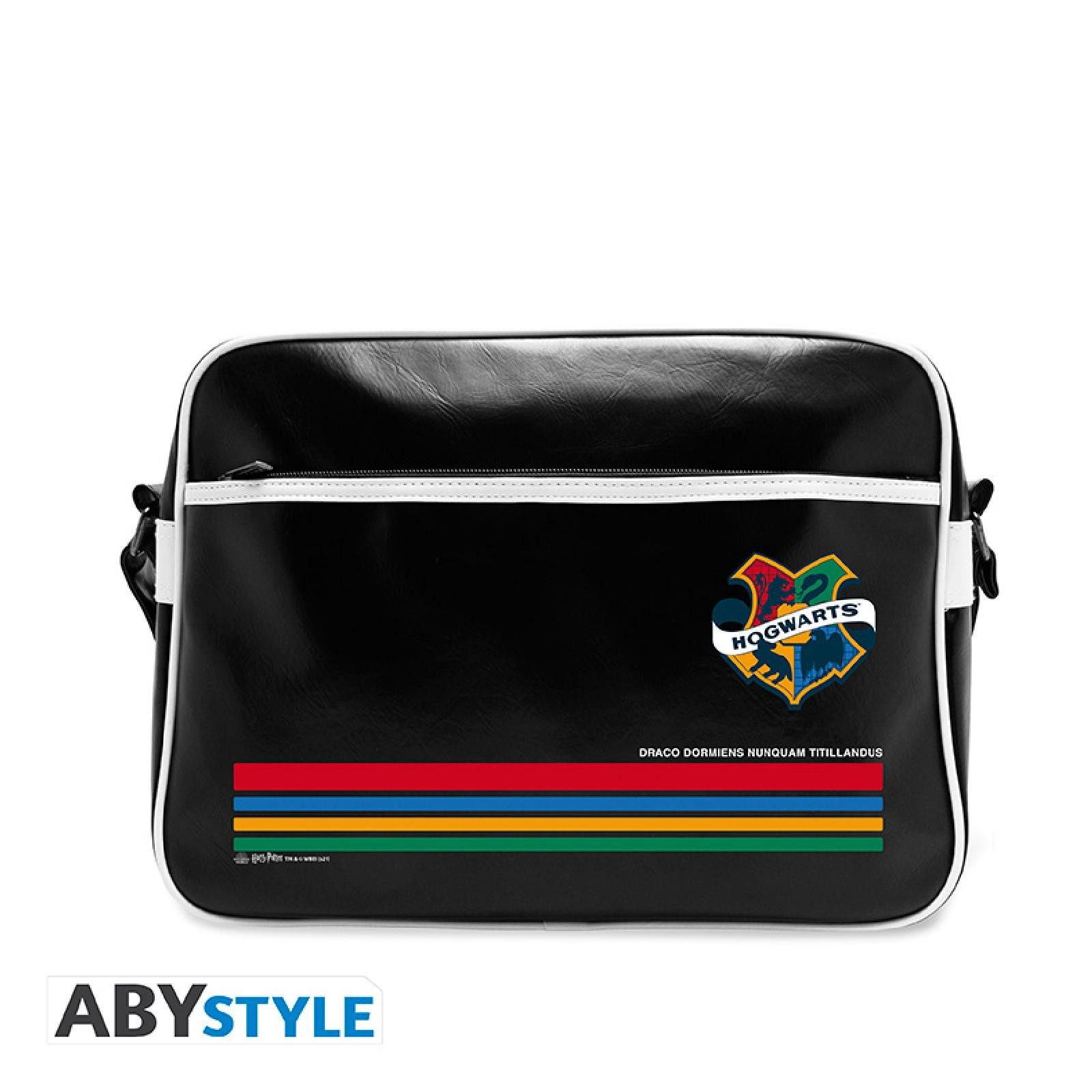 Messenger Bag HARRY POTTER - Black Messenger Bag Hogwarts - Vinyle