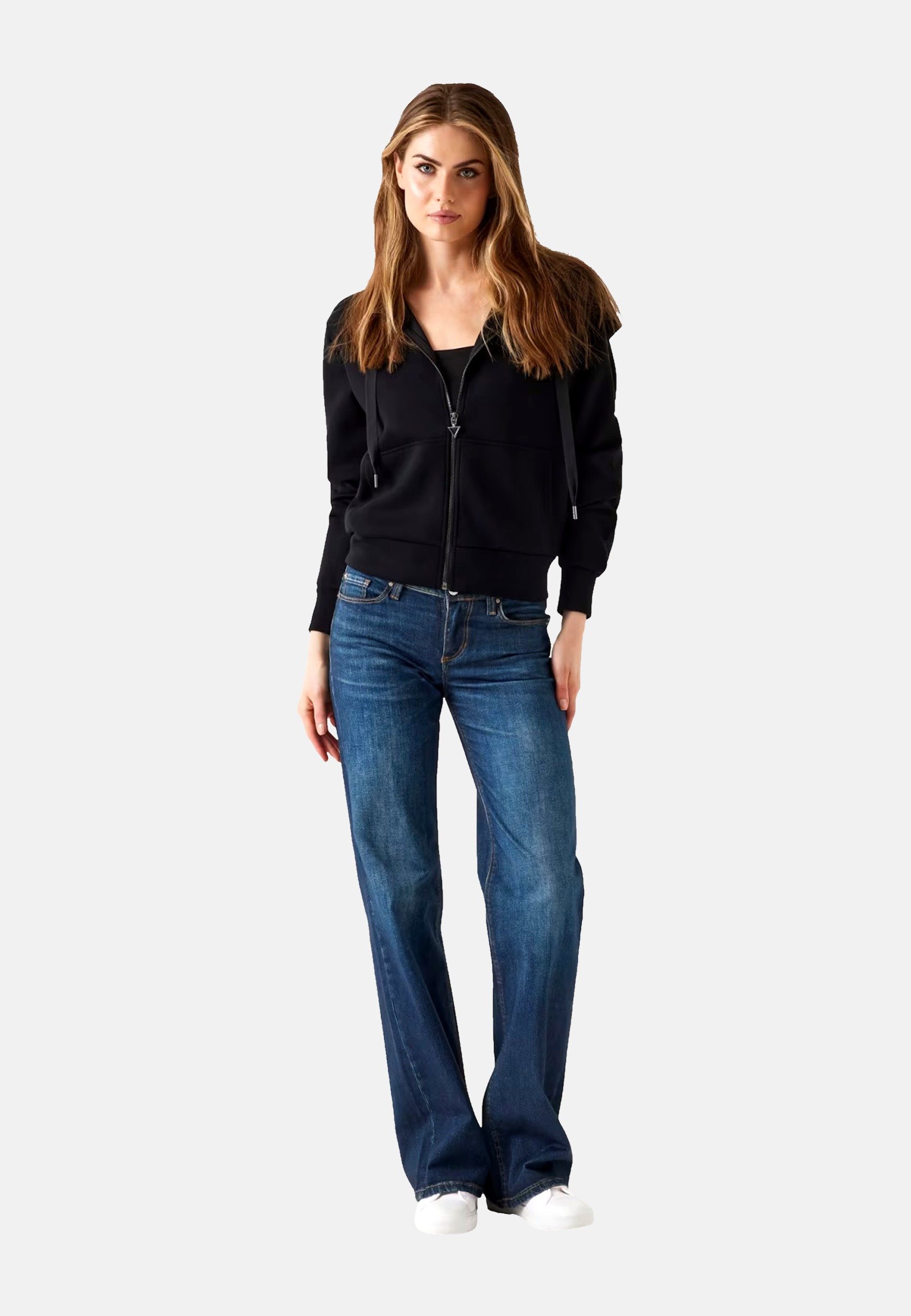 Guess Kapuzensweatjacke Jacke New Scuba Kapuzensweatjacke (1-tlg)