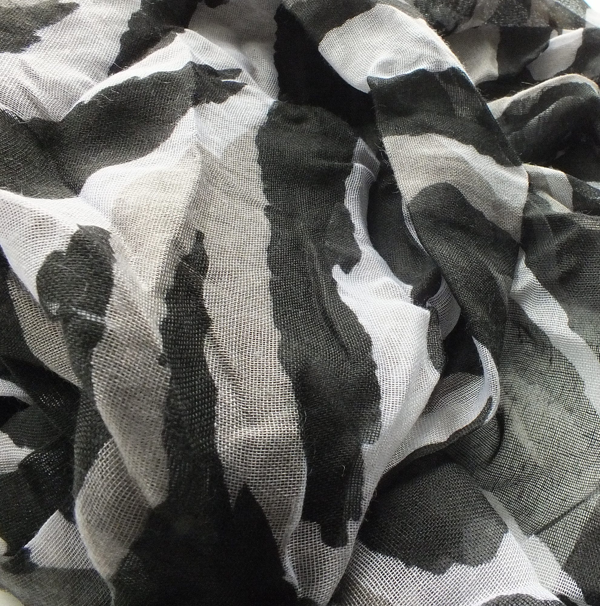 chic4home Schal Dreamy Flair, (1-St. 1-teilig), sommerlicher Damen Schal Tigerlook 80x180cm