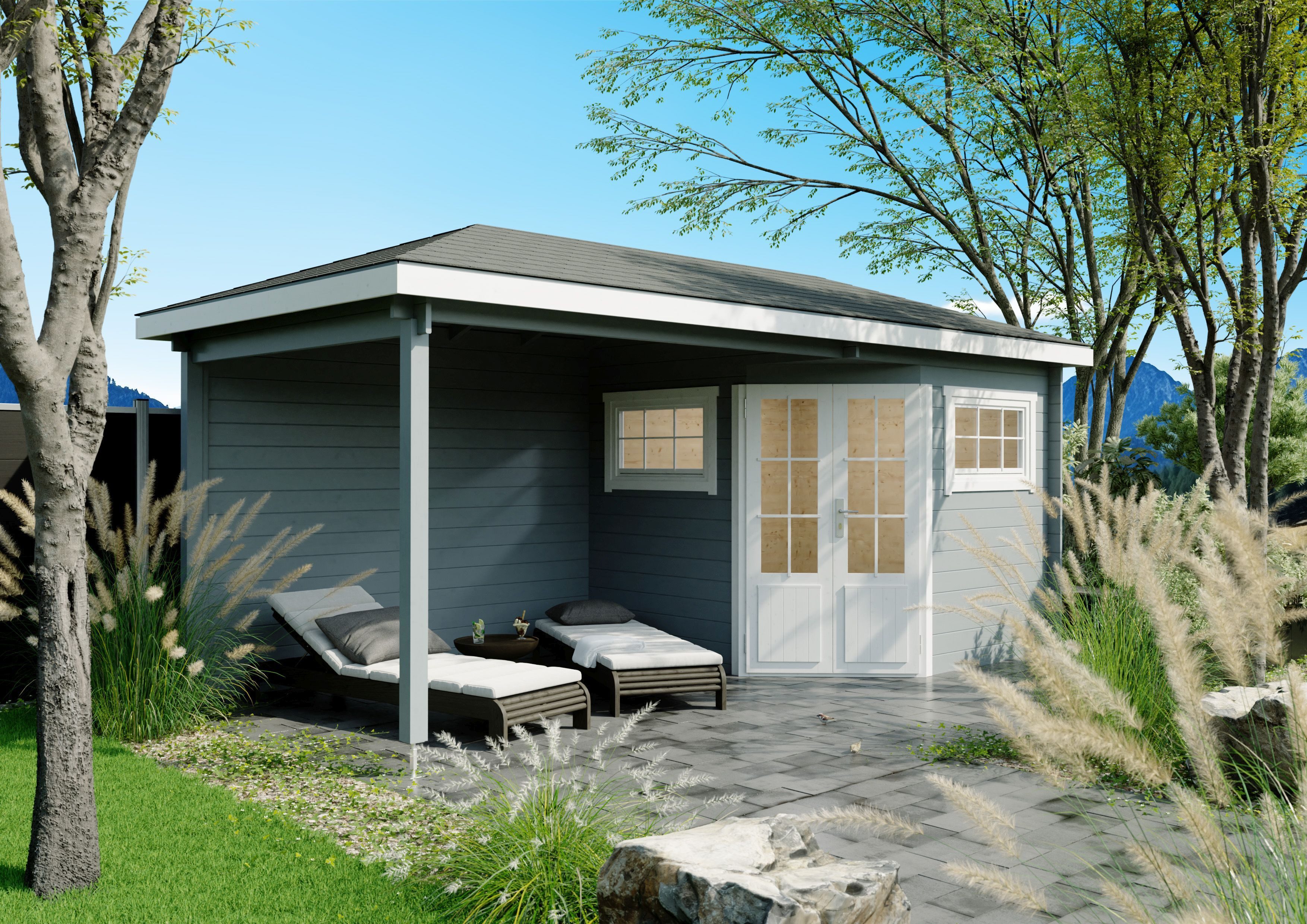 Fjordholz Gartenhaus Evelyn 2C