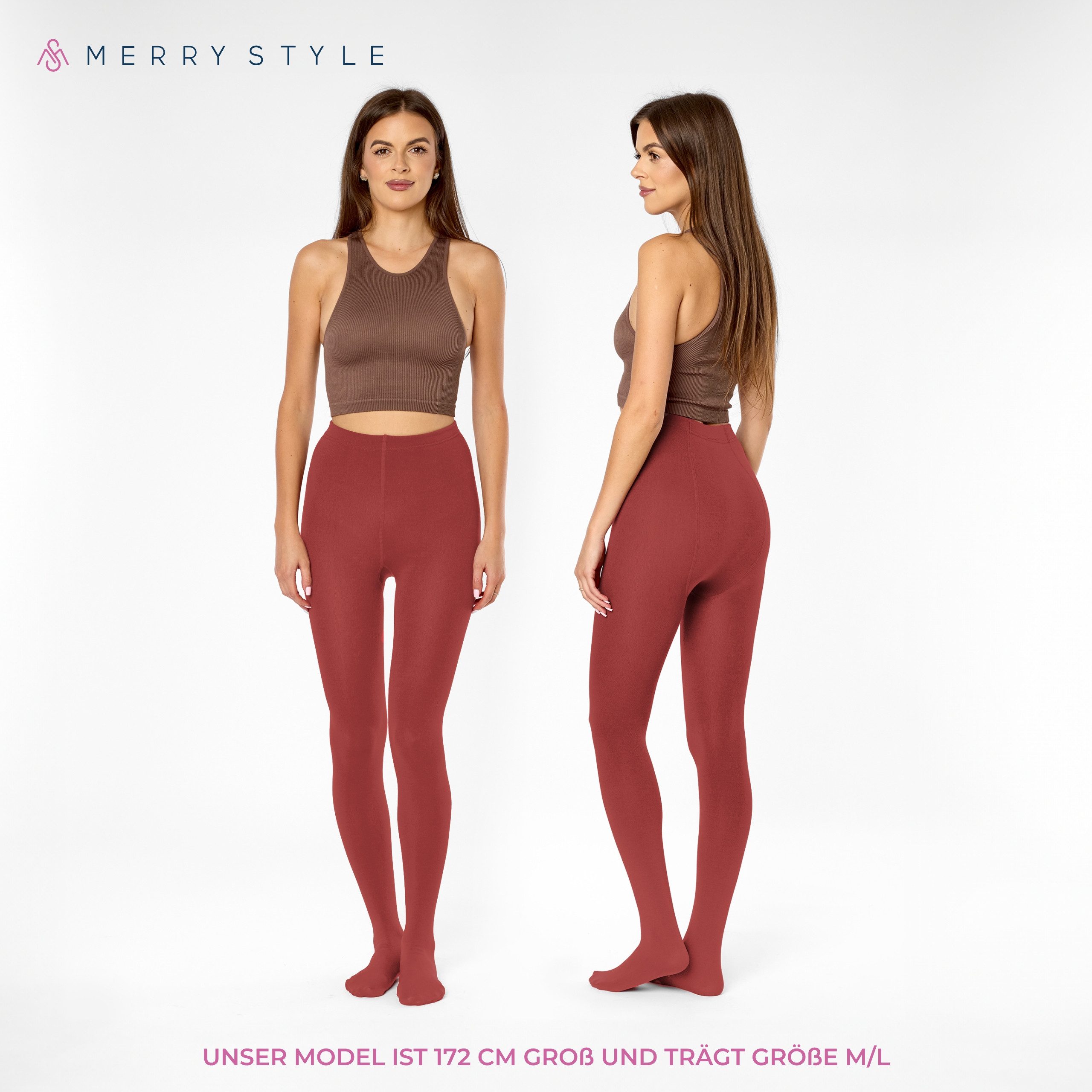 Merry Style Strumpfhose Thermo Strumpfhose Damen Winter Wärme Tights Gefütt günstig online kaufen