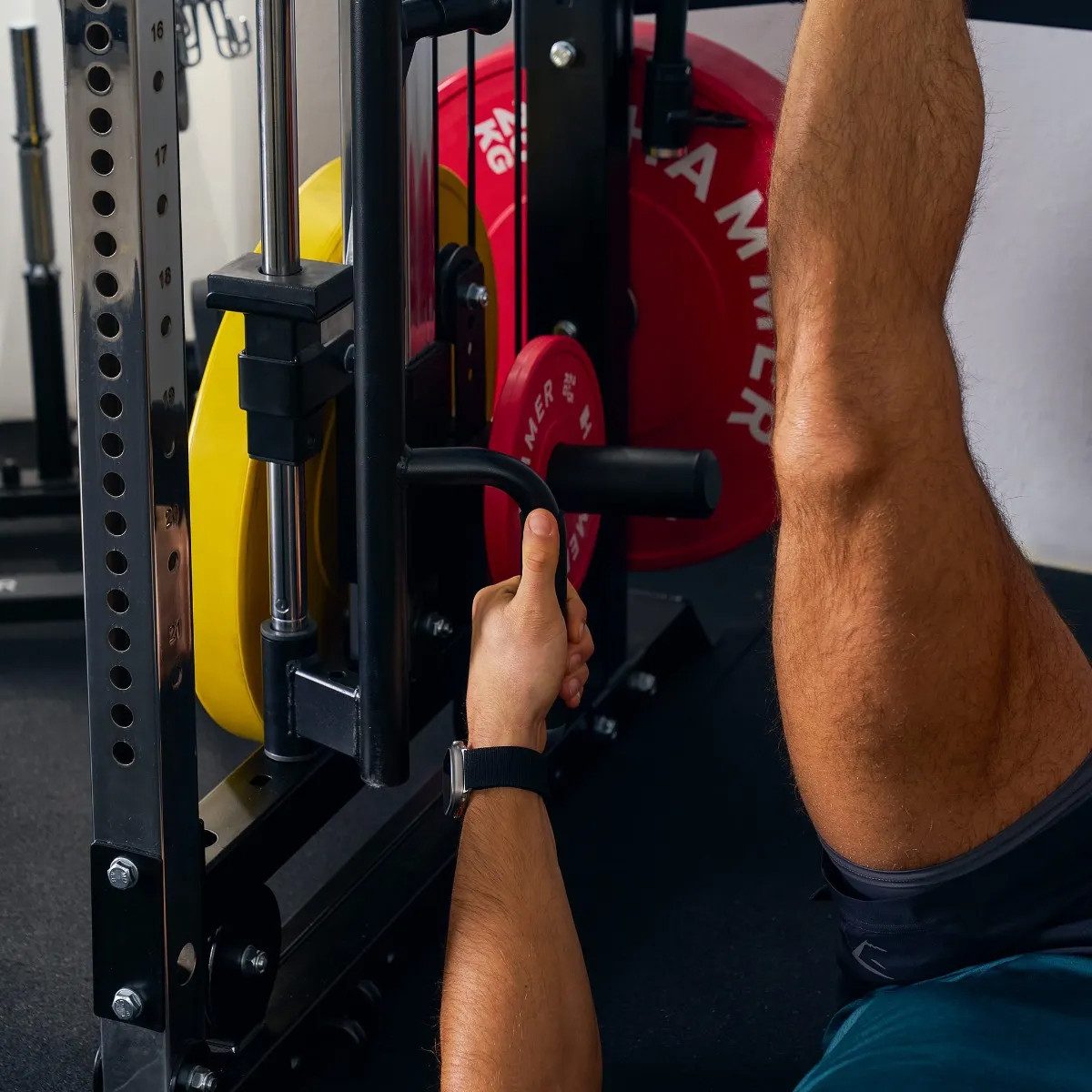 Hammer Trainingsstation Autark Smith Machine Multi Beinpresse