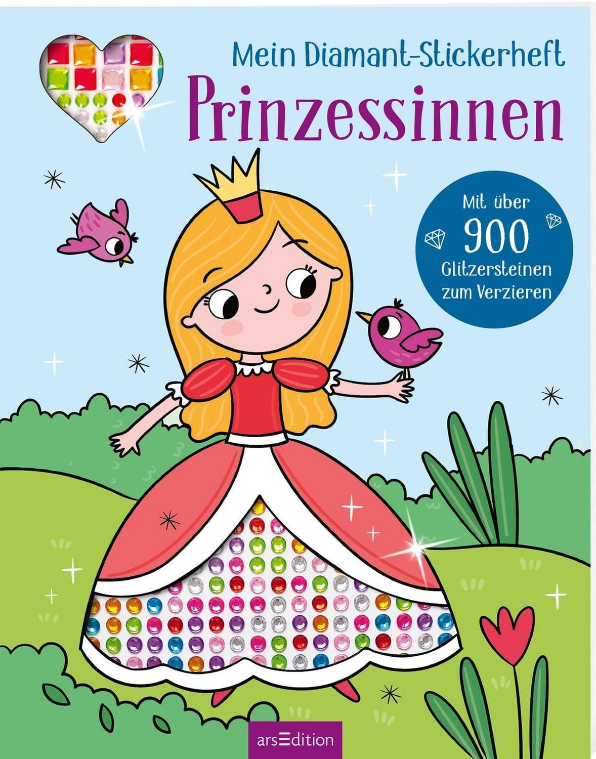 Mein Diamant-Stickerheft – Prinzessinnen / diverse