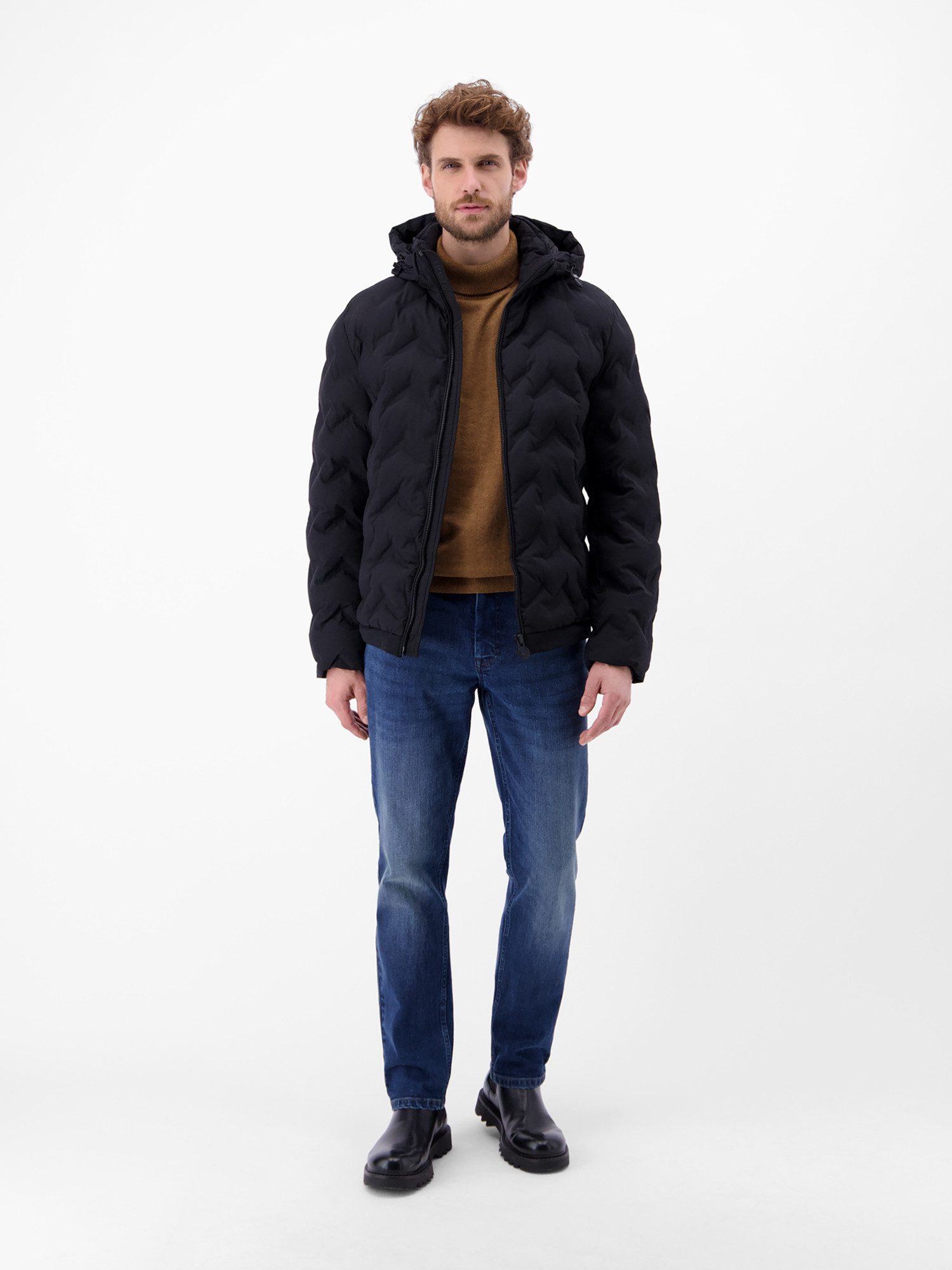 LERROS Rollkragenpullover Herren Rollkragen-Strickpullover