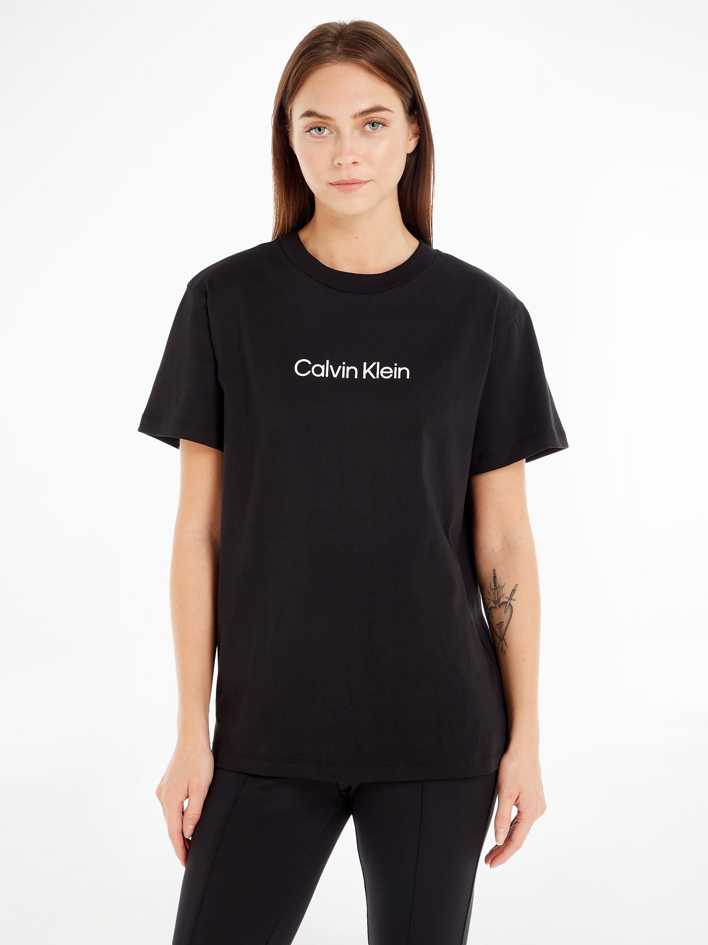 HERO schwarz Klein Shirt T-Shirt REGULAR LOGO Calvin