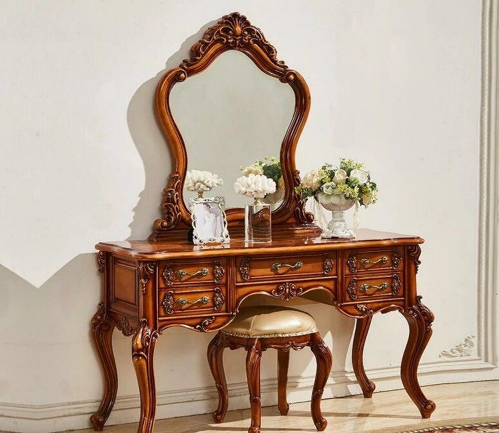 JVmoebel Schminktisch Toilettentisch Schminktisch mit Hocker Frisiertisch Luxuriös