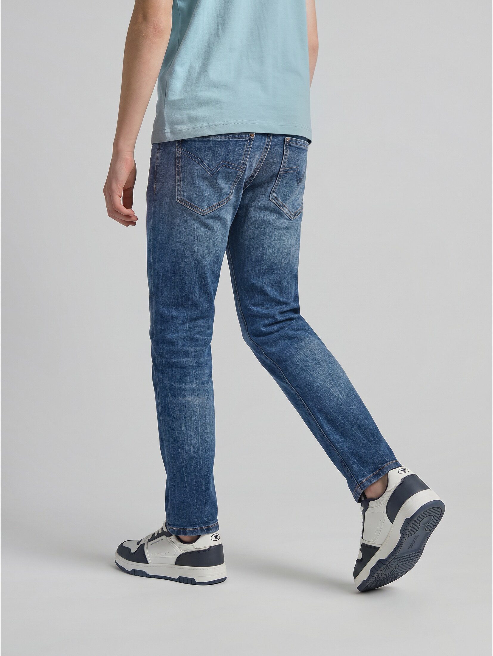 TOM TAILOR Slim-fit-Jeans Jeanshosen JOHN SLIM Jeans mit Stretch – Bild 4 von 5