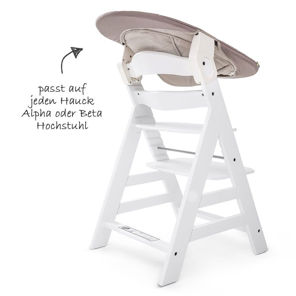 Hauck Hochstuhltablett Bouncer 2in1 - Stretch Beige, Polyester