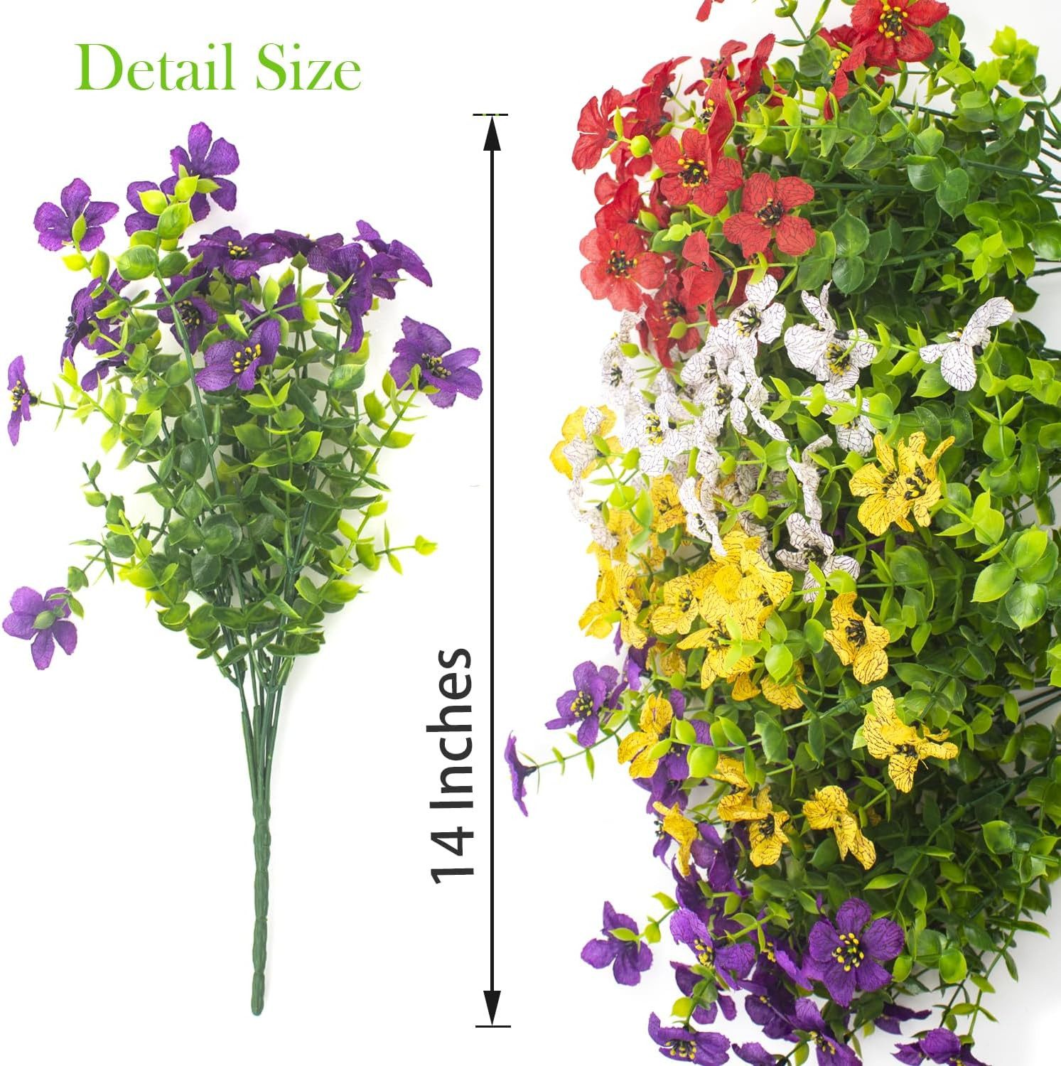 Kunstblumenstrauß Frühling Künstlicher Blumenstrauß Outdoor Balkonpflanzen, günstig online kaufen