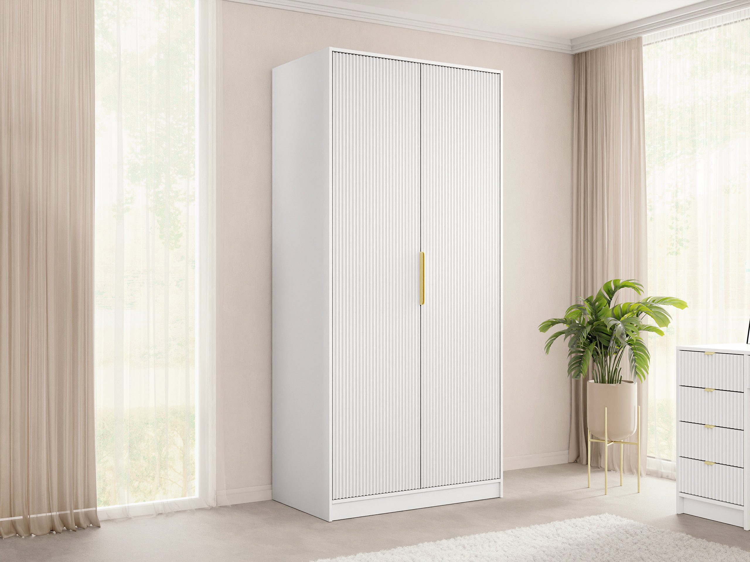 MIRJAN24 Kleiderschrank Tireno 2D (mit zwei günstig online kaufen