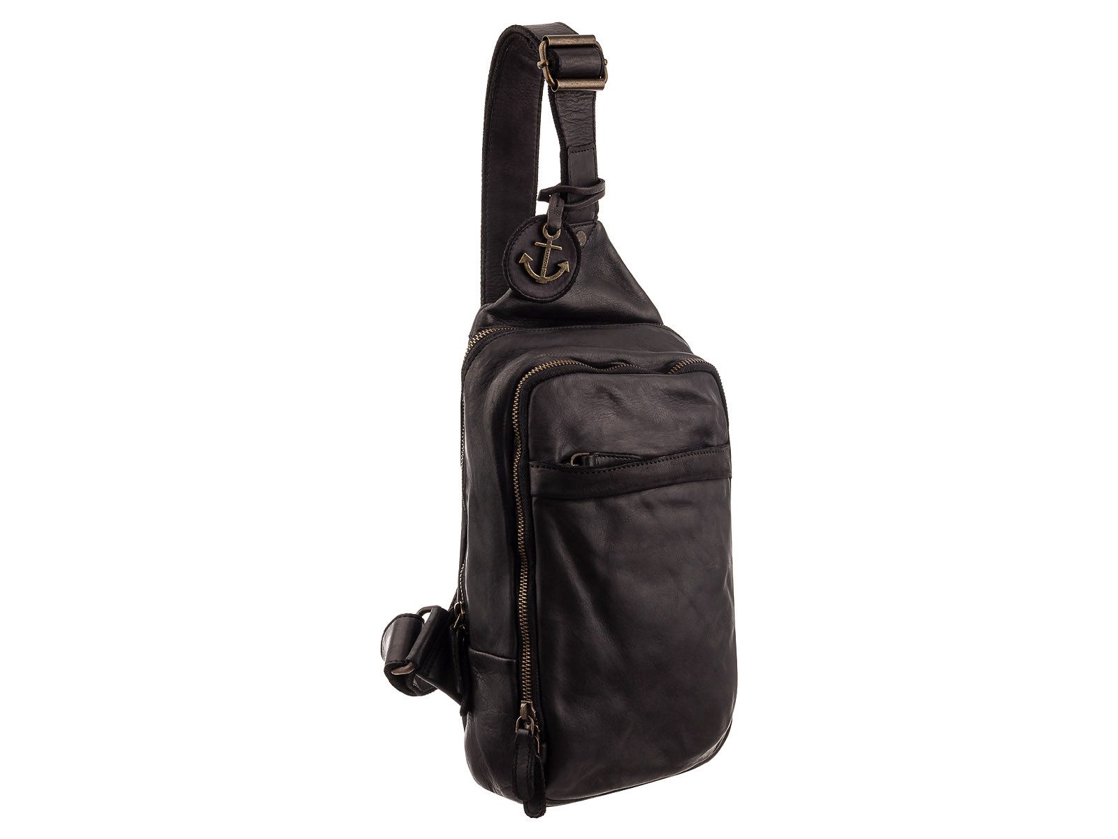 HARBOUR 2nd Umhängetasche UP13126 Sling Bag Style PHOENIX Umhängetasche (ein Stück, 1-tlg., ca. B/H/T 22/41/2 cm), Leder