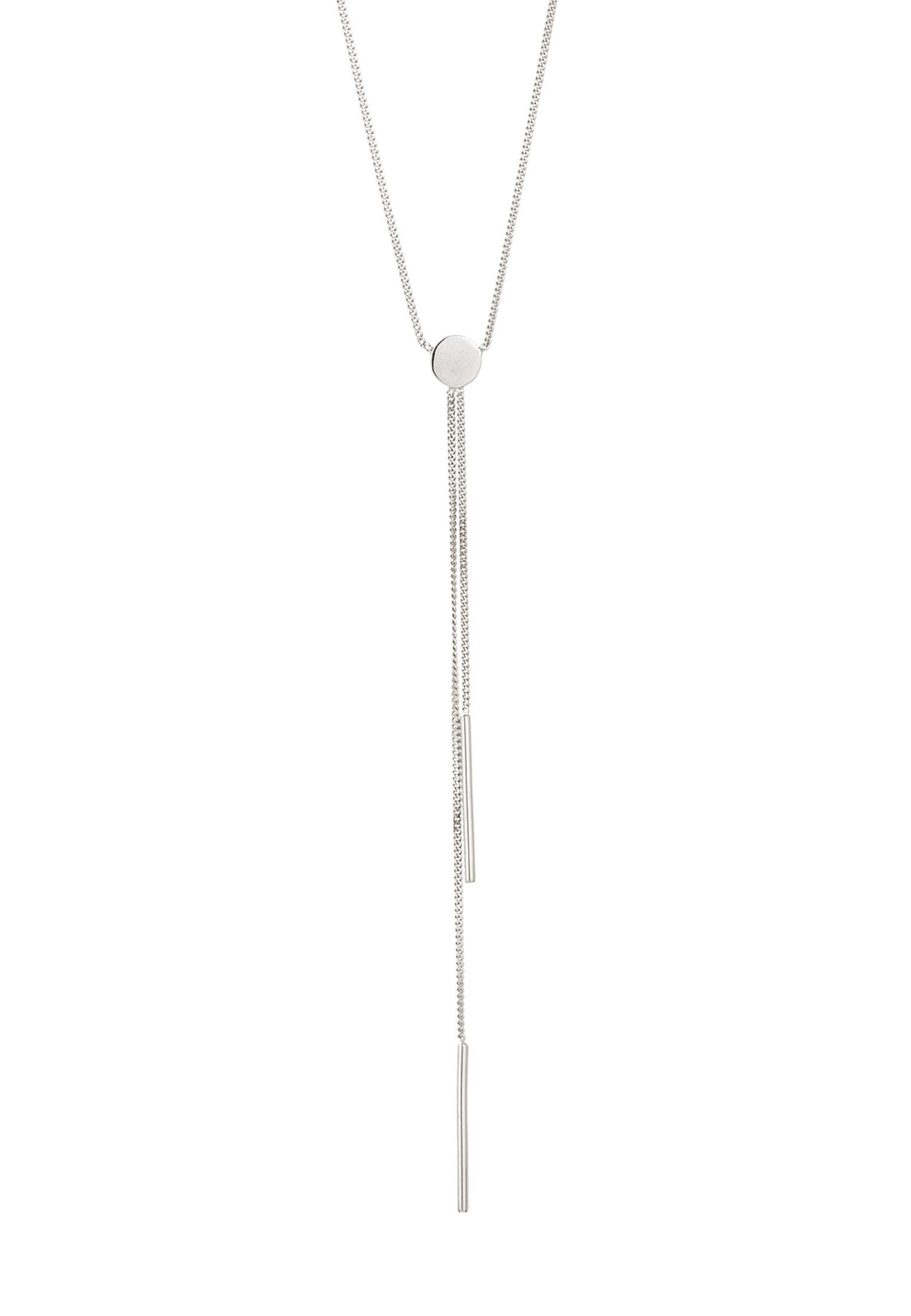 Elli Kette mit Anhänger Y-Kette Weiß 925 Sterling Silber, mit Kristallen von Swarovski®